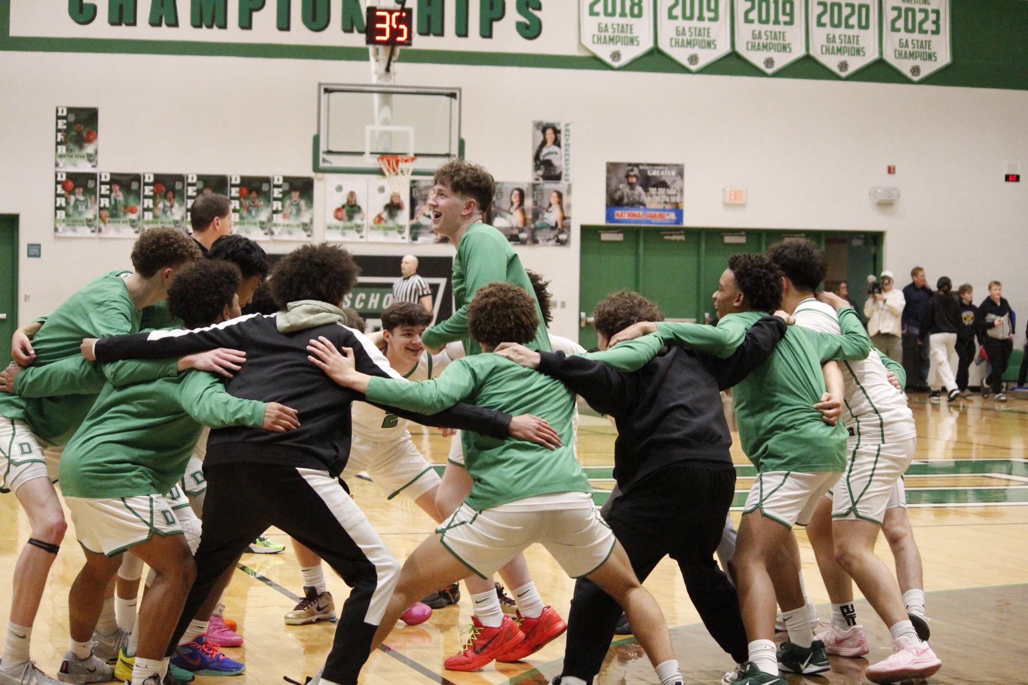 Boys varsity basketball substate vs. Free State (Photos by Persephone Ivy)