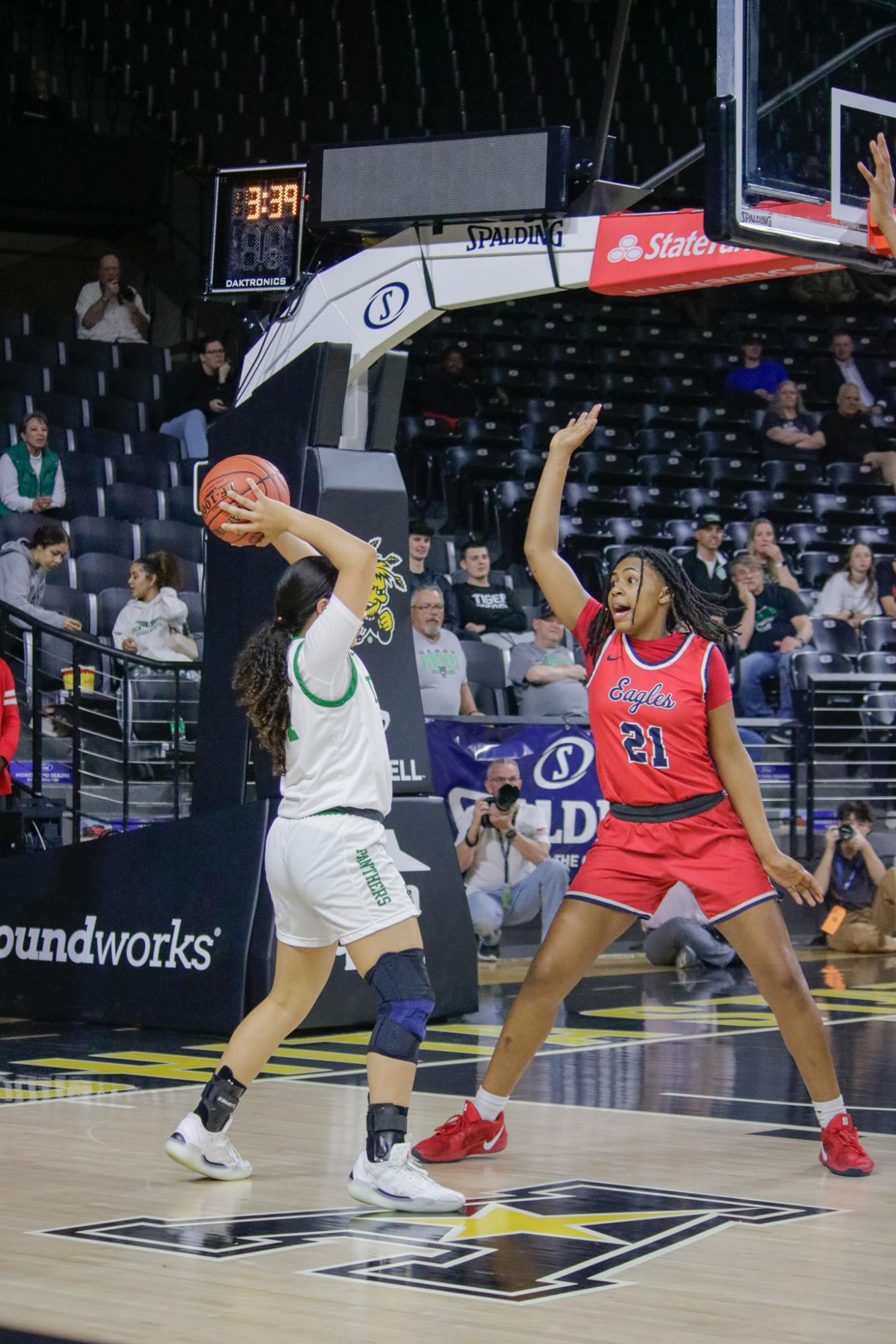 Girls state basketball vs. Olathe North (Photos by Persephone Ivy)