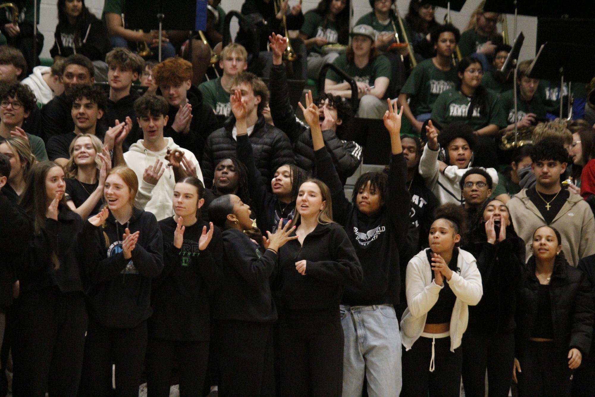 Boys varsity basketball substate vs. Free State (Photos by Persephone Ivy)