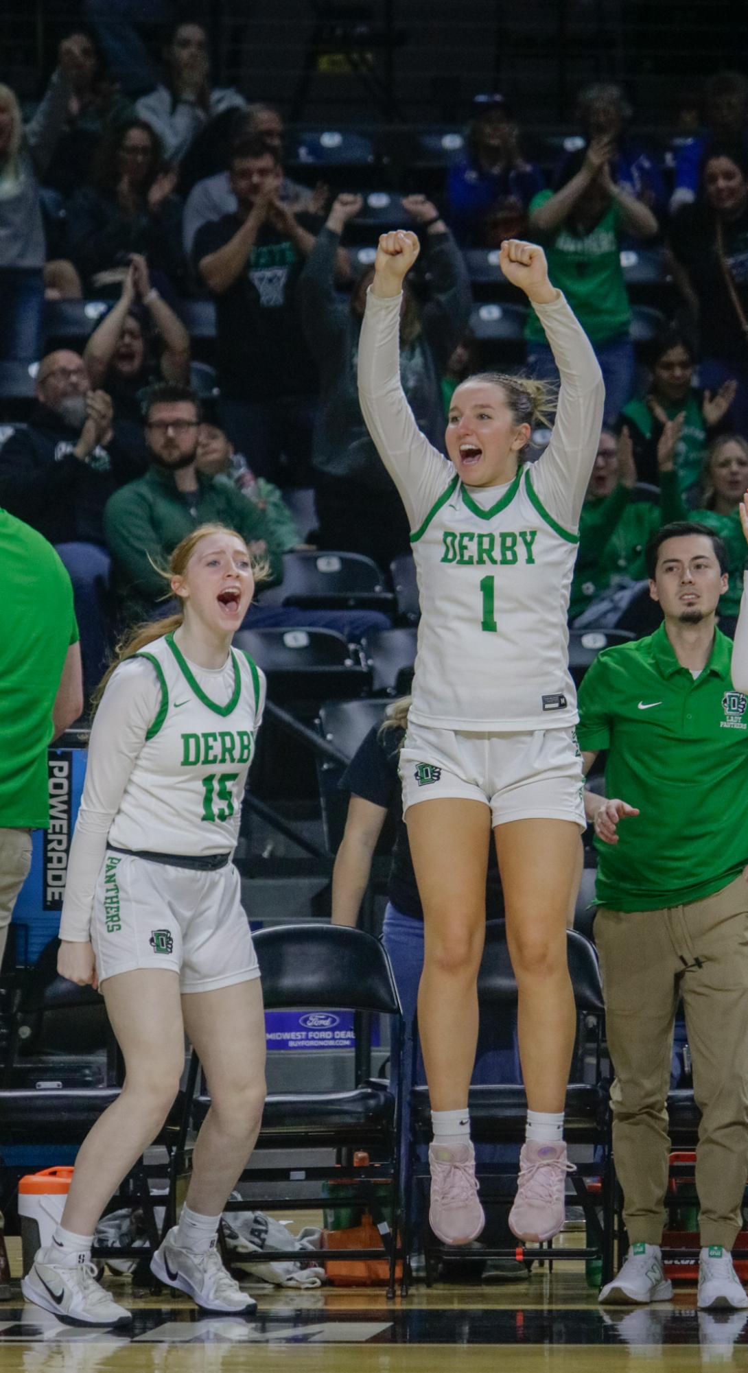 Girls state basketball vs. Olathe North (Photos by Persephone Ivy)