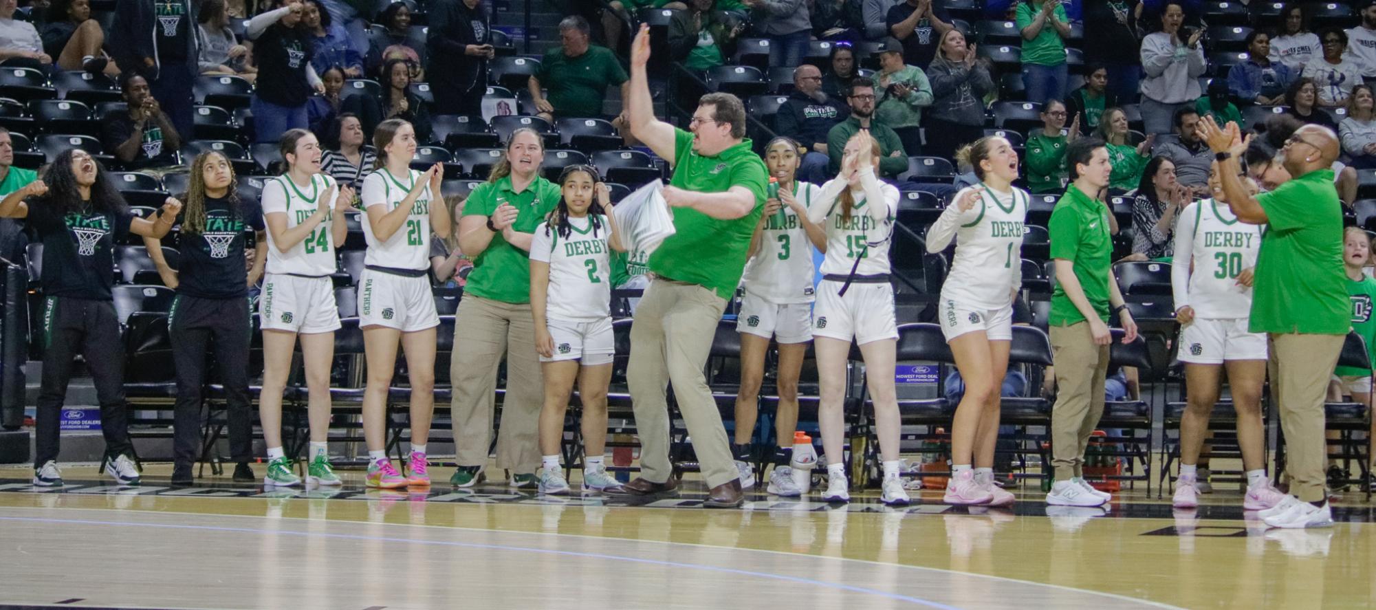 Girls state basketball vs. Olathe North (Photos by Persephone Ivy)