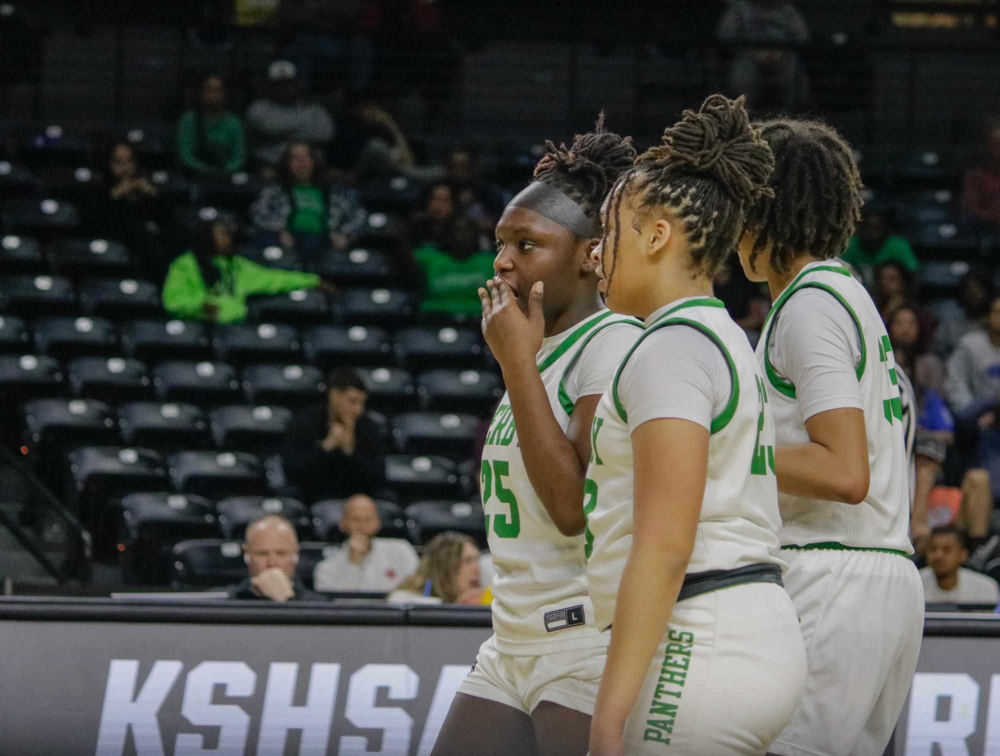 Girls state basketball vs. Olathe North (Photos by Persephone Ivy)