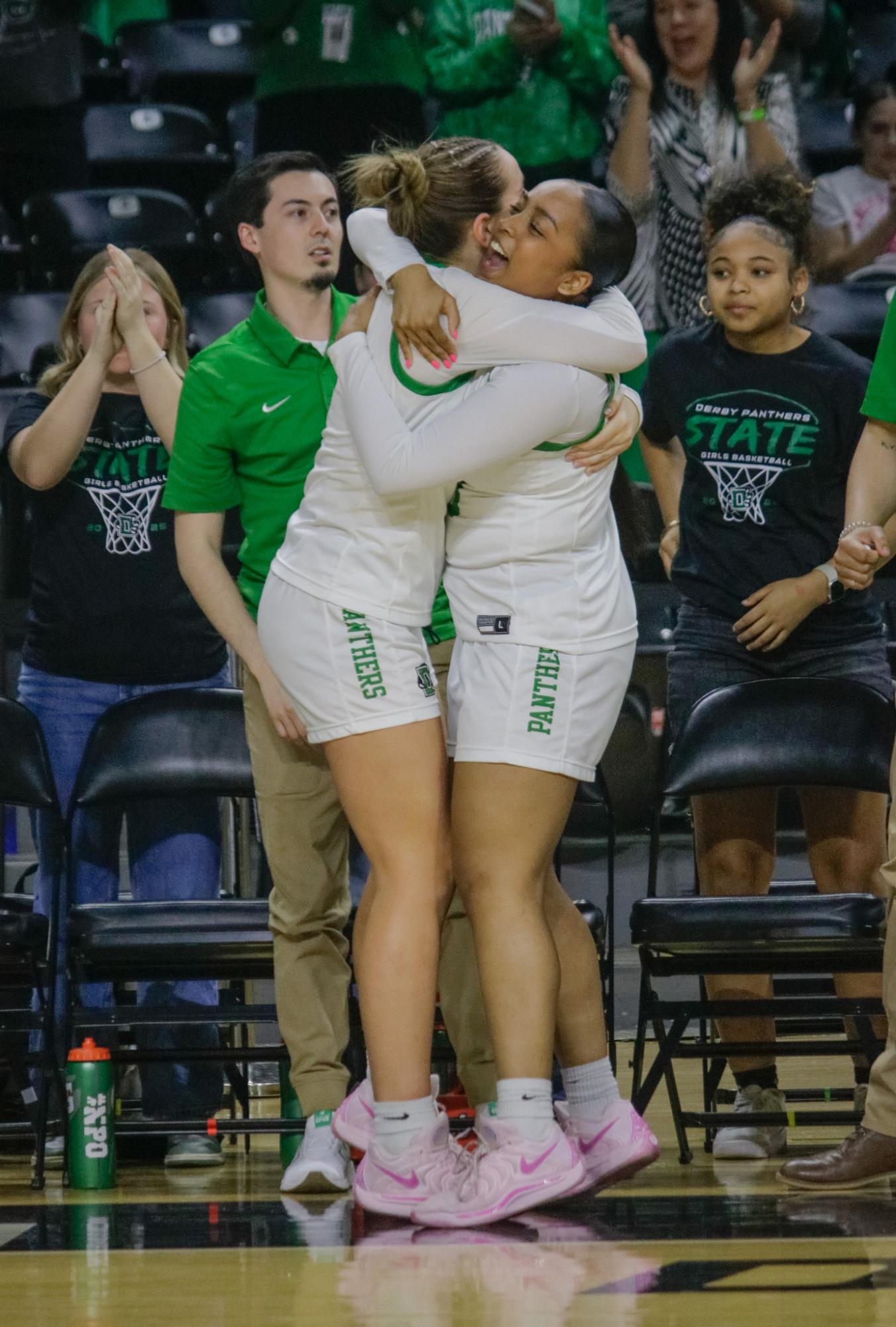 Girls state basketball vs. Olathe North (Photos by Persephone Ivy)