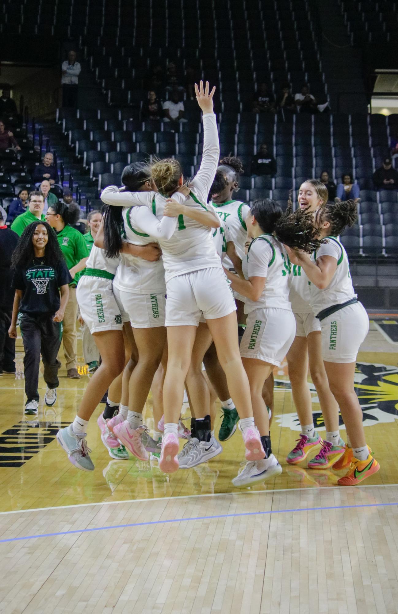 Girls state basketball vs. Olathe North (Photos by Persephone Ivy)