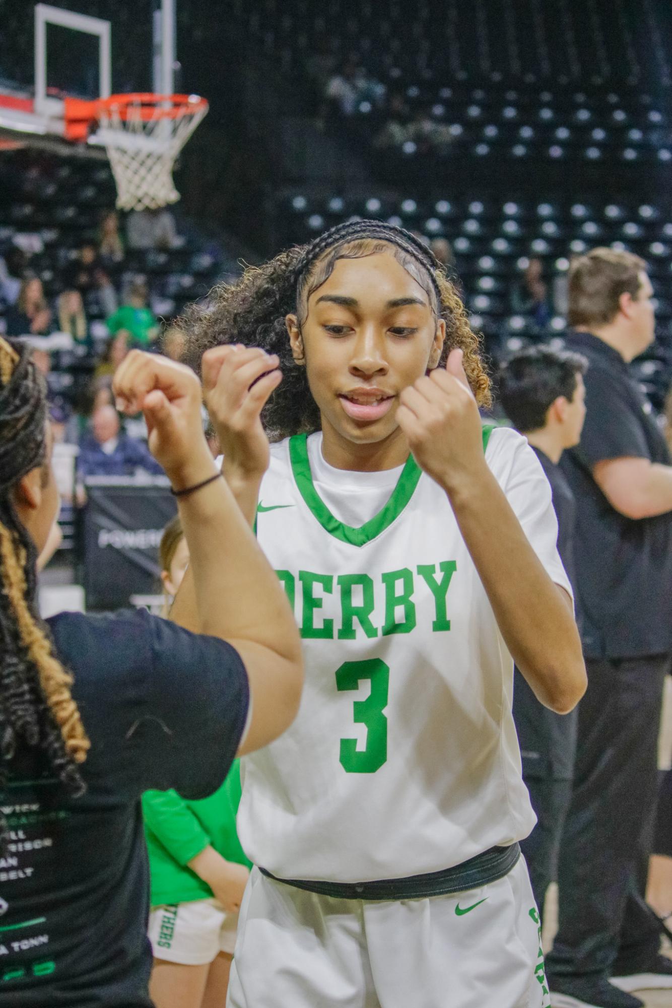 Girls state basketball vs. Blue Valley North (Photos by Persephone Ivy)