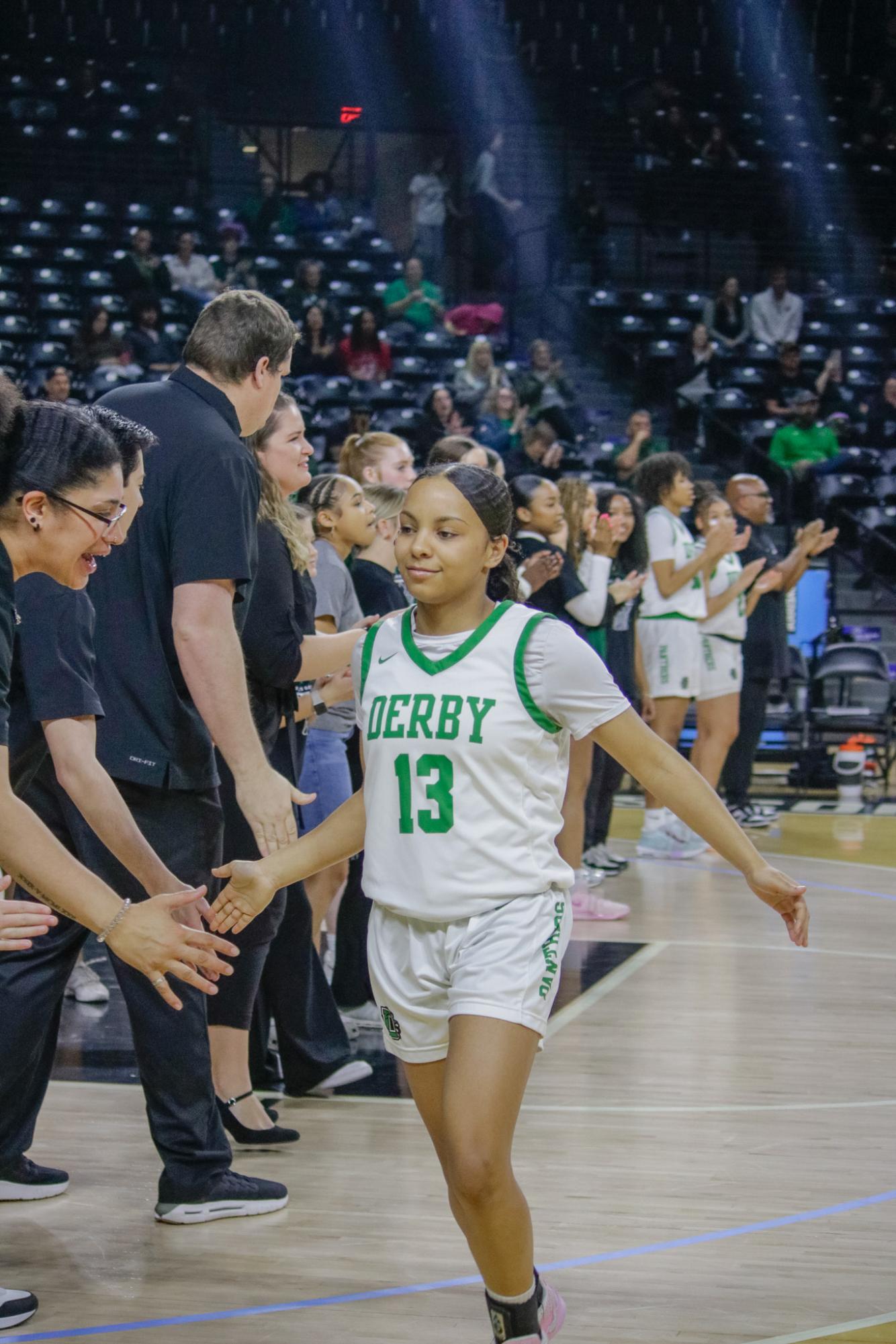 Girls state basketball vs. Blue Valley North (Photos by Persephone Ivy)