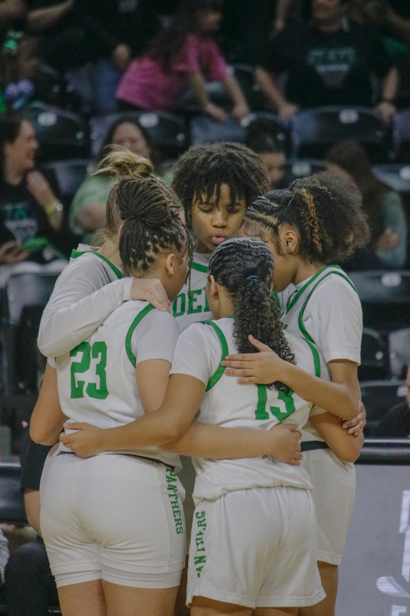 Girls state basketball vs. Blue Valley North (Photos by Persephone Ivy)