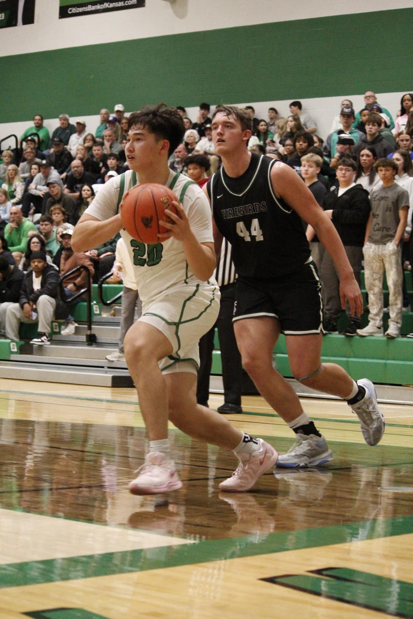 Boys varsity basketball substate vs. Free State (Photos by Persephone Ivy)