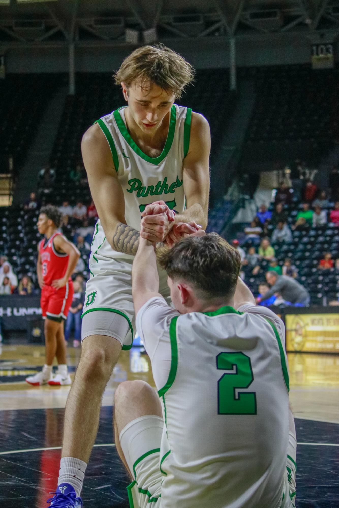 Boys varsity basketball vs. Olathe North (Photos by Persephone Ivy)