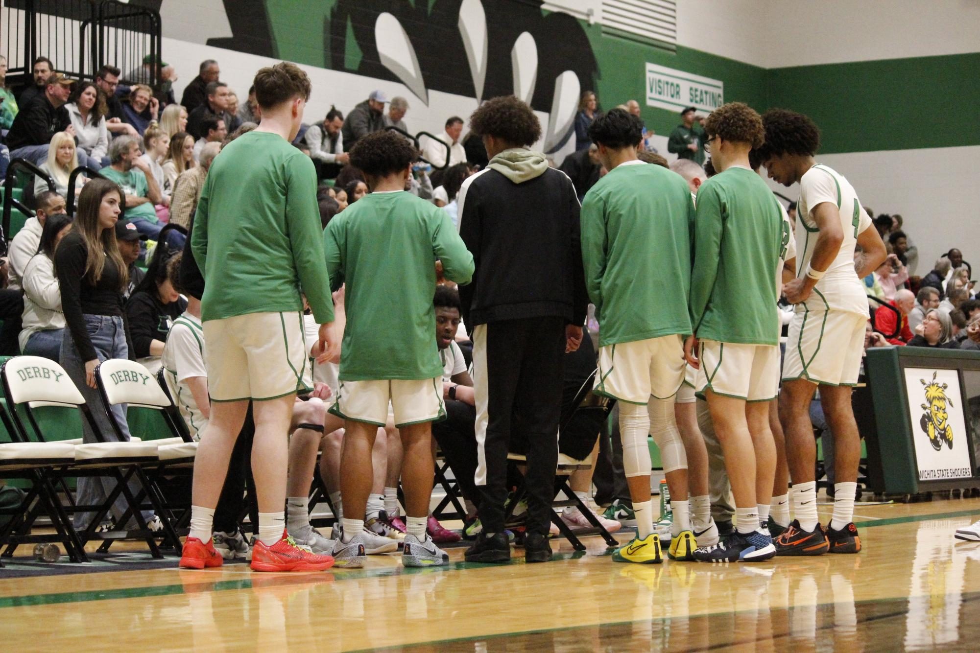 Boys varsity basketball substate vs. Free State (Photos by Persephone Ivy)