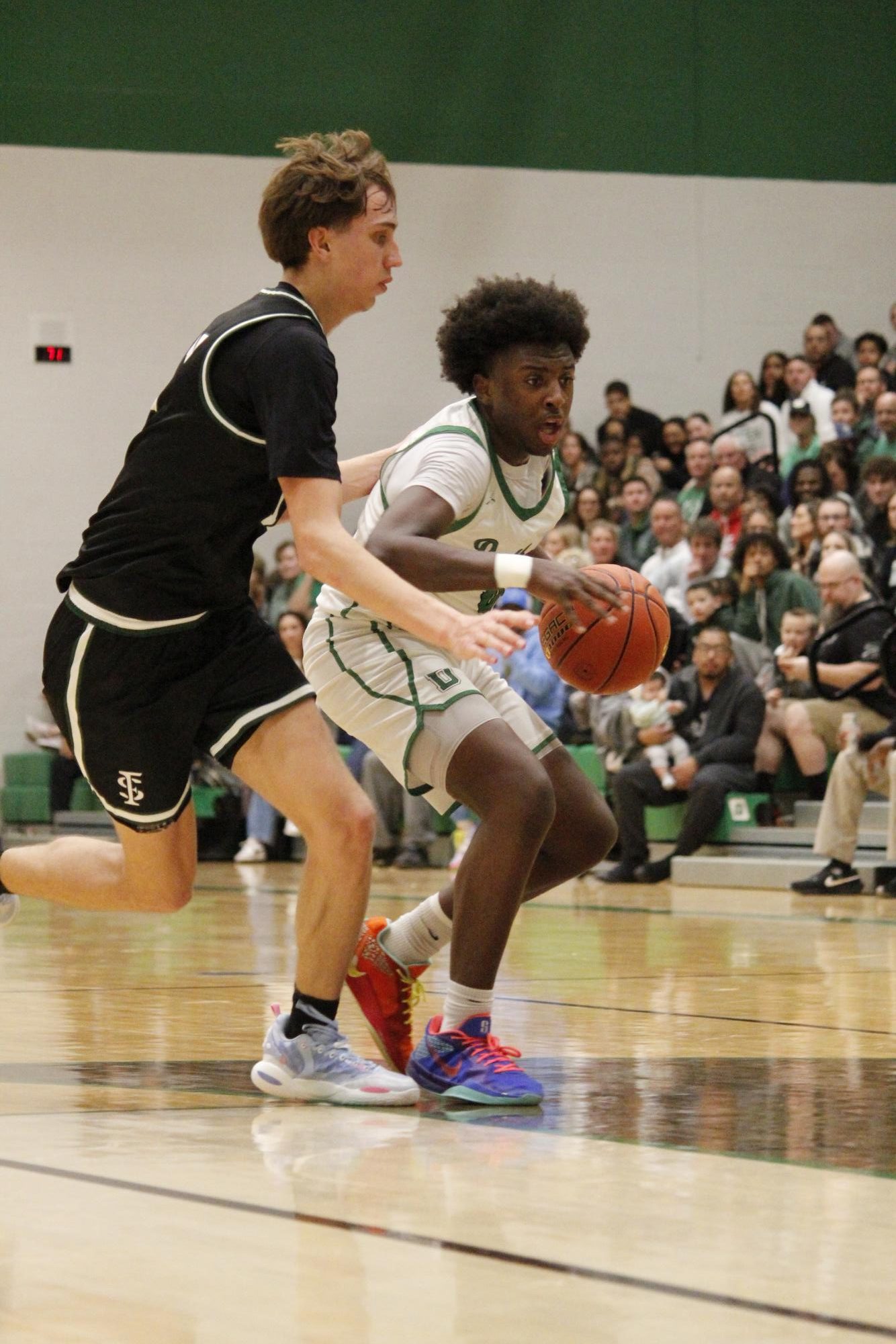 Boys varsity basketball substate vs. Free State (Photos by Persephone Ivy)