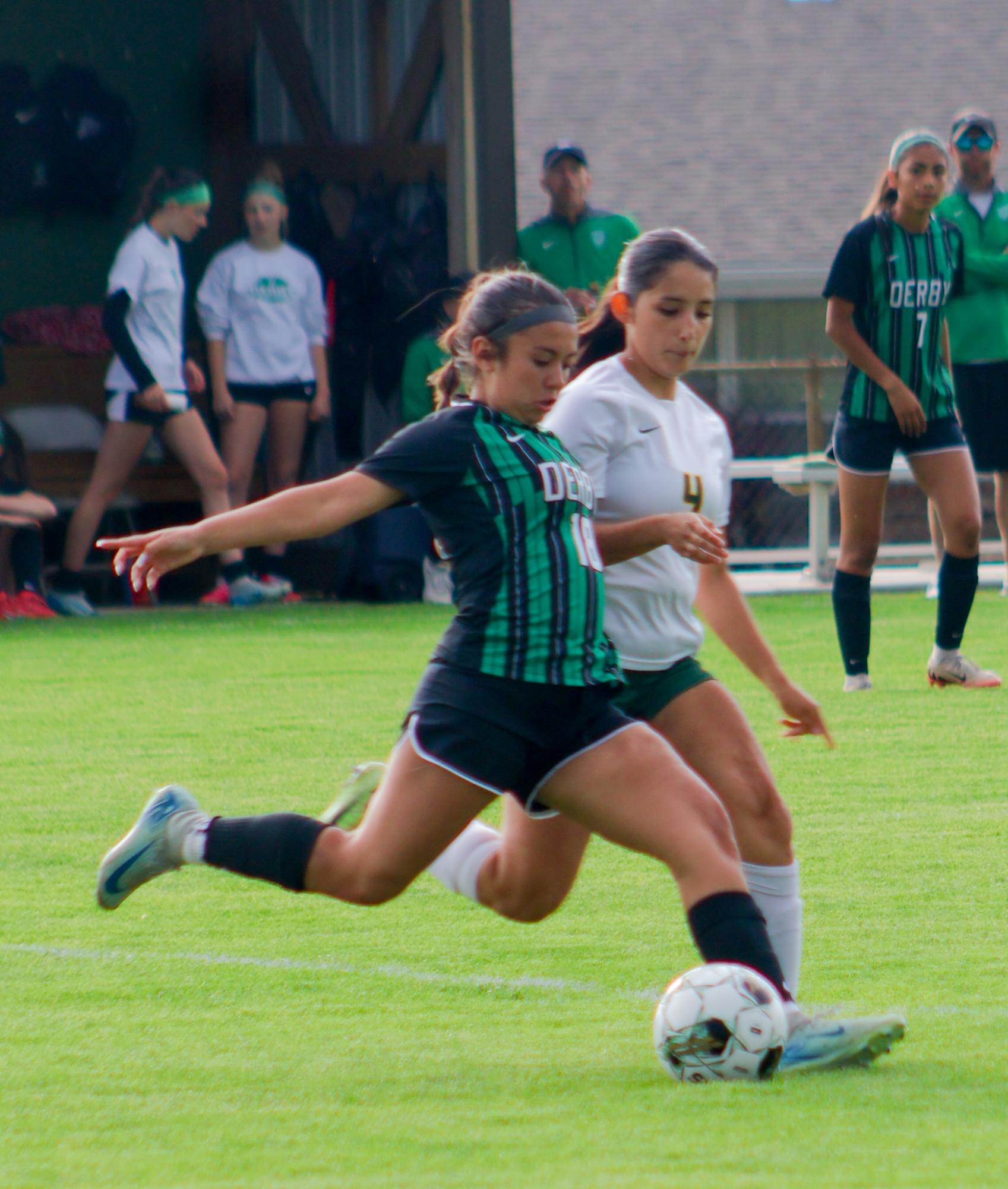 Girls varsity soccer senior night against Salina South (photos by Stevie Hoppock)
