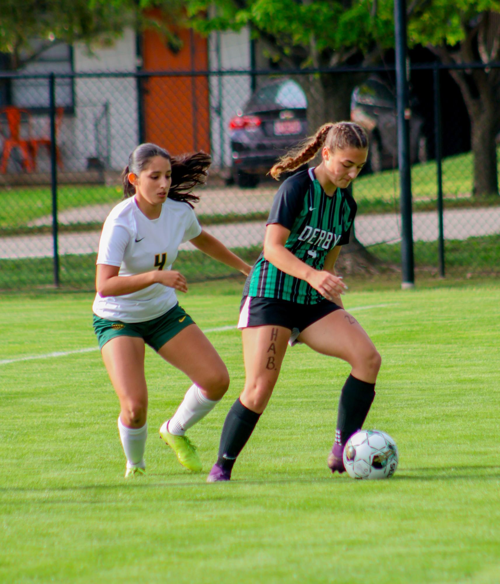 Girls varsity soccer senior night against Salina South (photos by Stevie Hoppock)
