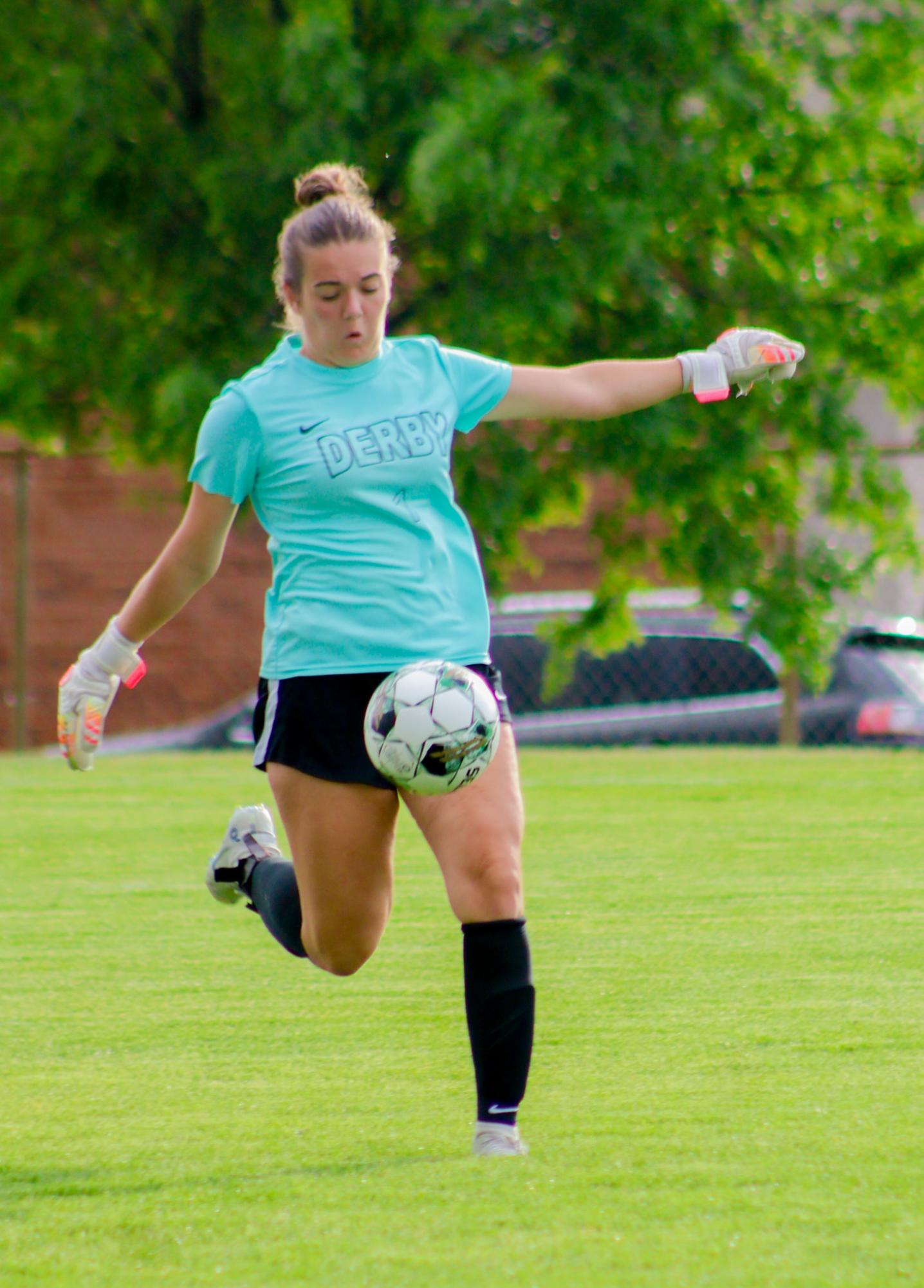 Girls varsity soccer senior night against Salina South (photos by Stevie Hoppock)