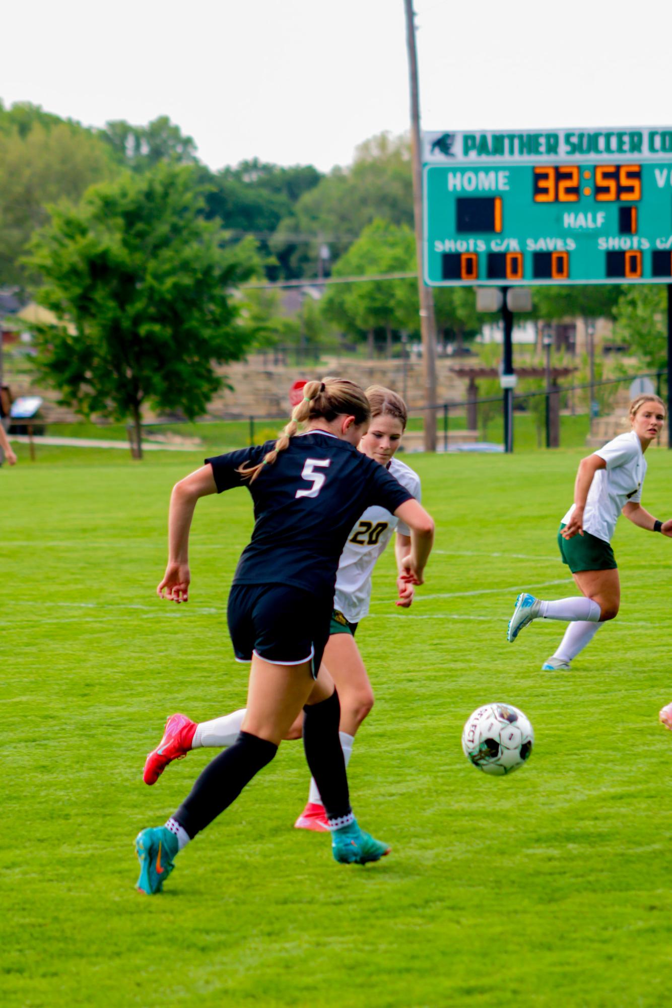 Girls varsity soccer senior night against Salina South (photos by Stevie Hoppock)