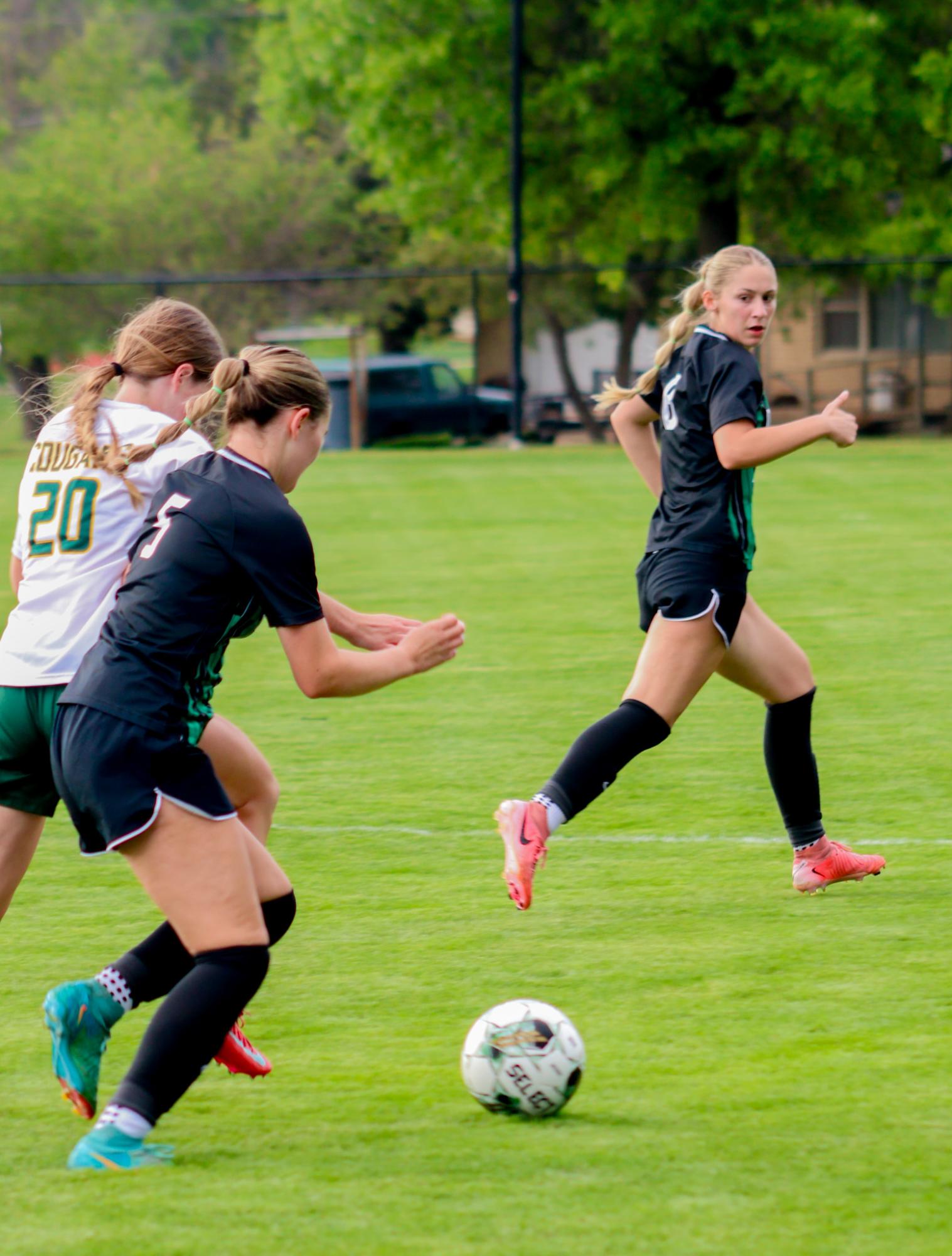 Girls varsity soccer senior night against Salina South (photos by Stevie Hoppock)