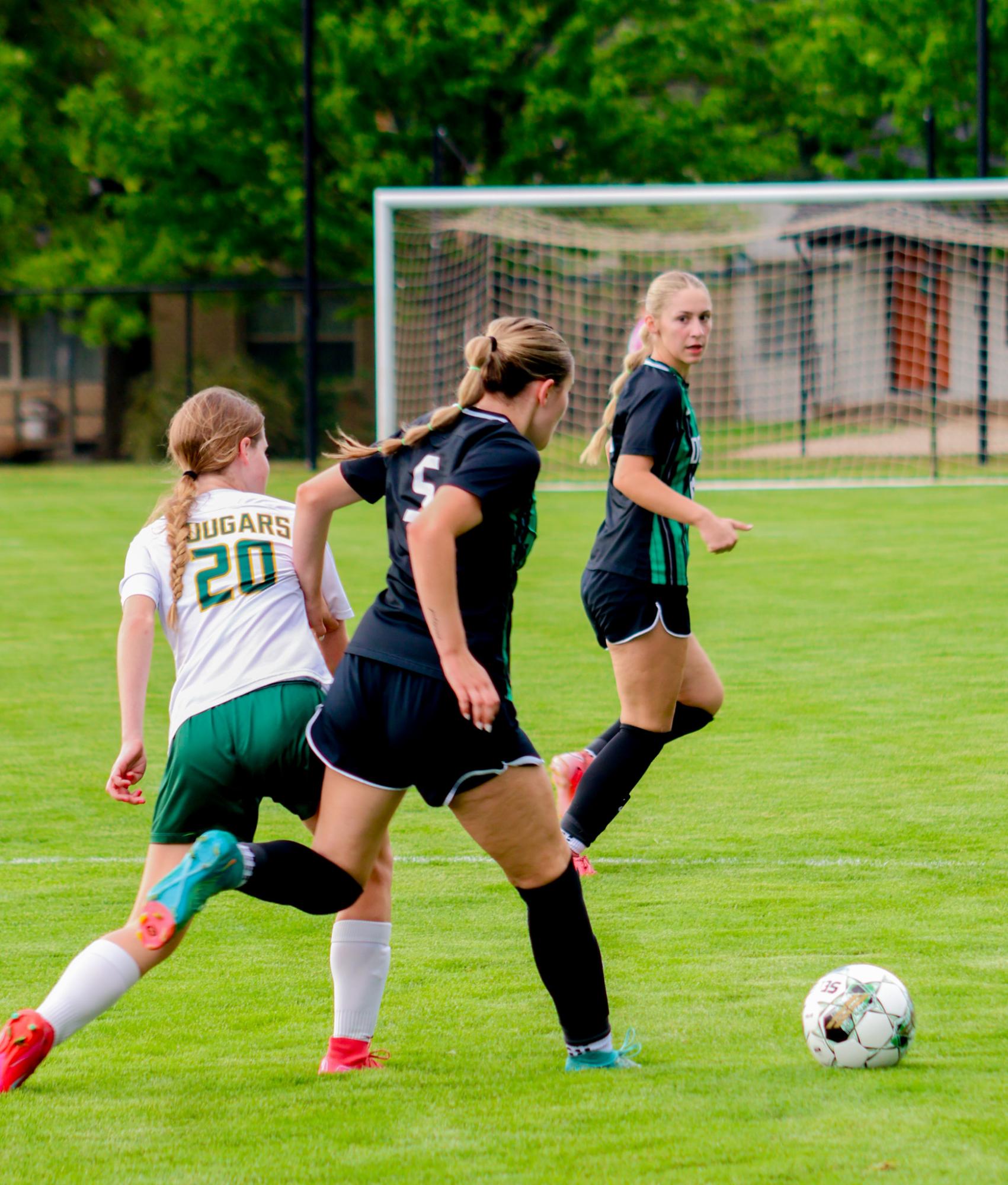 Girls varsity soccer senior night against Salina South (photos by Stevie Hoppock)