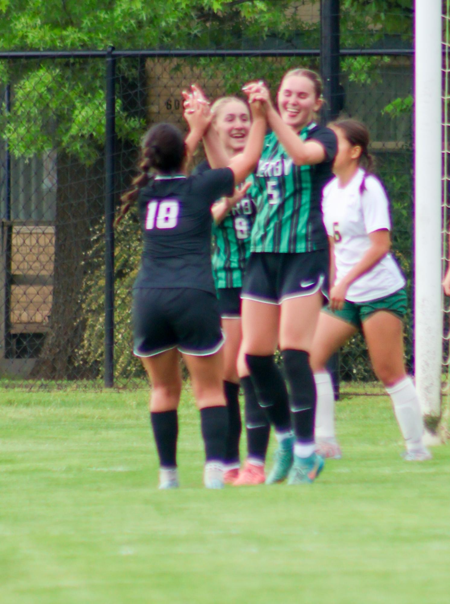Girls varsity soccer senior night against Salina South (photos by Stevie Hoppock)