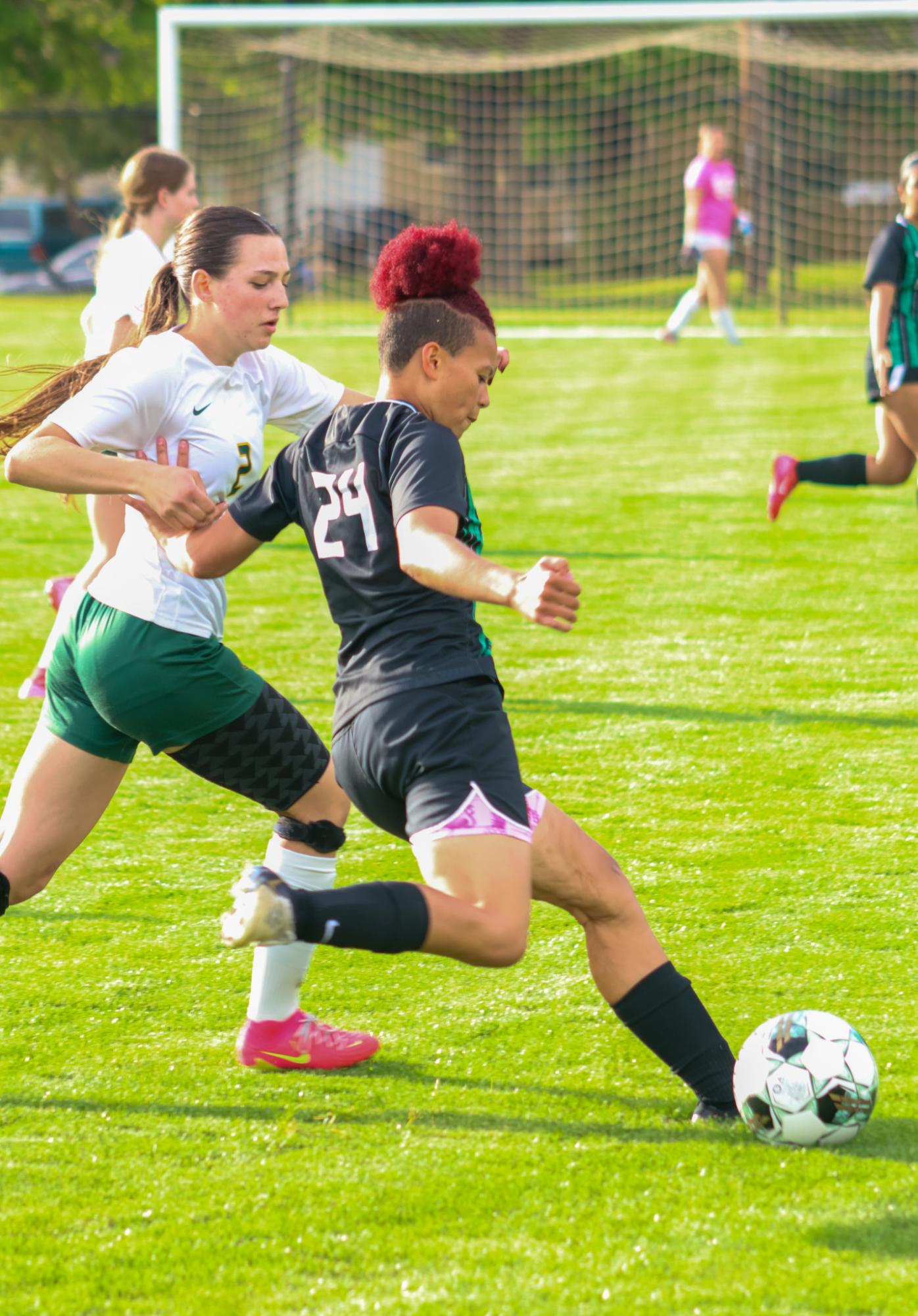 Girls varsity soccer senior night against Salina South (photos by Stevie Hoppock)