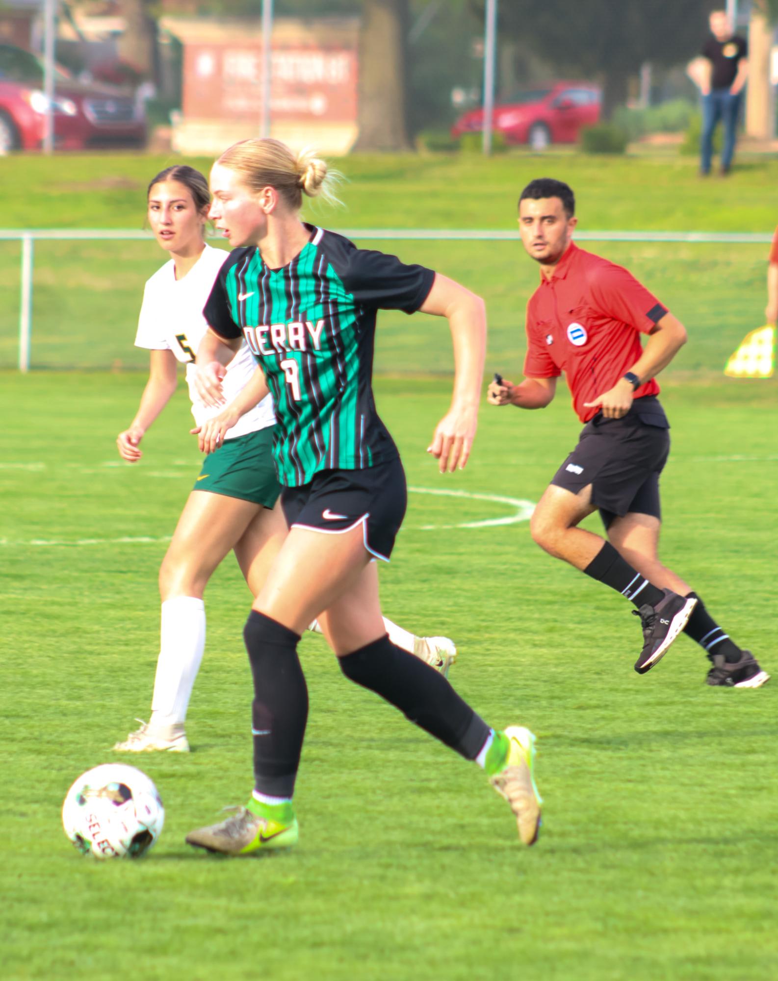 Girls varsity soccer senior night against Salina South (photos by Stevie Hoppock)