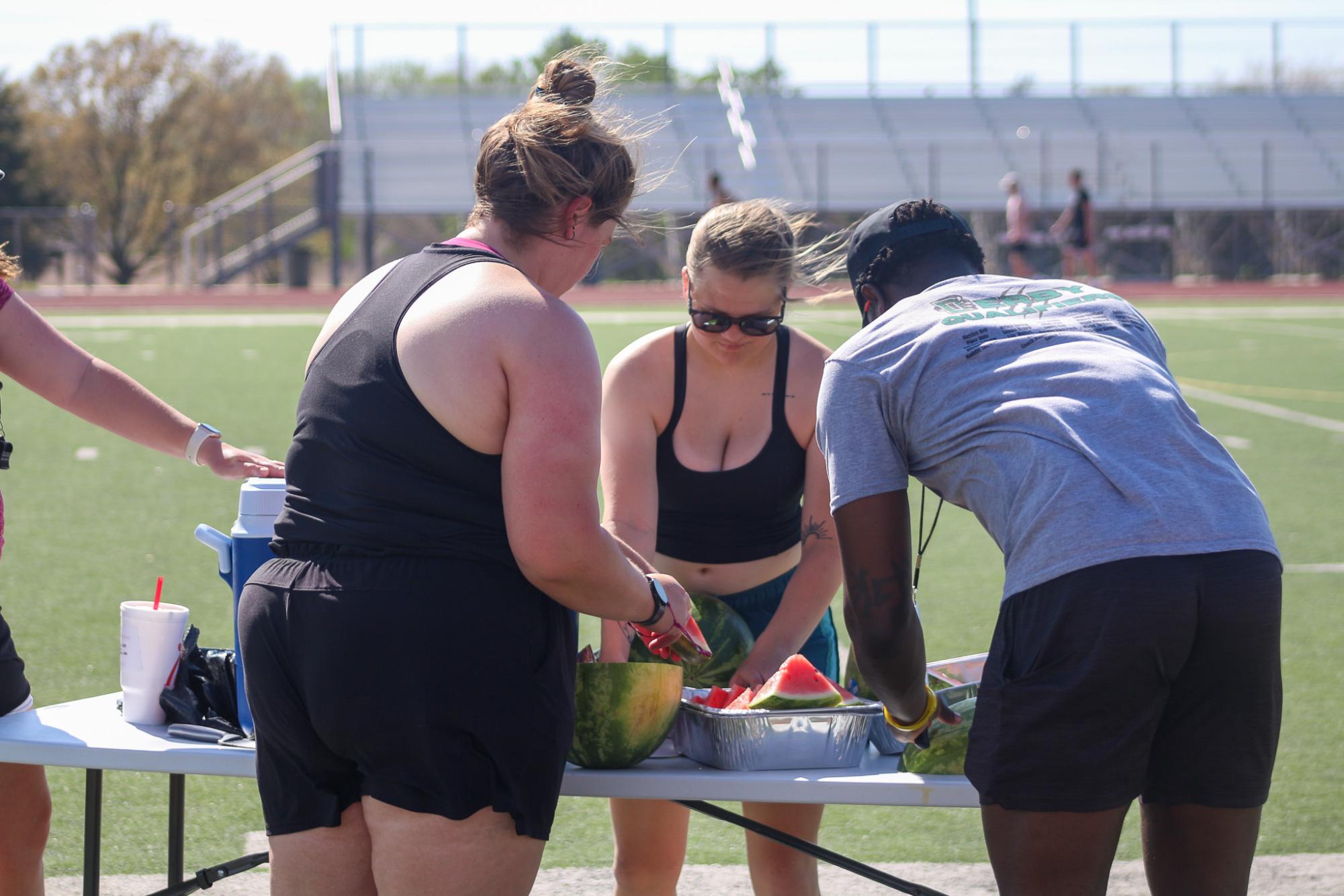Track practice (Photos by Alexis King)