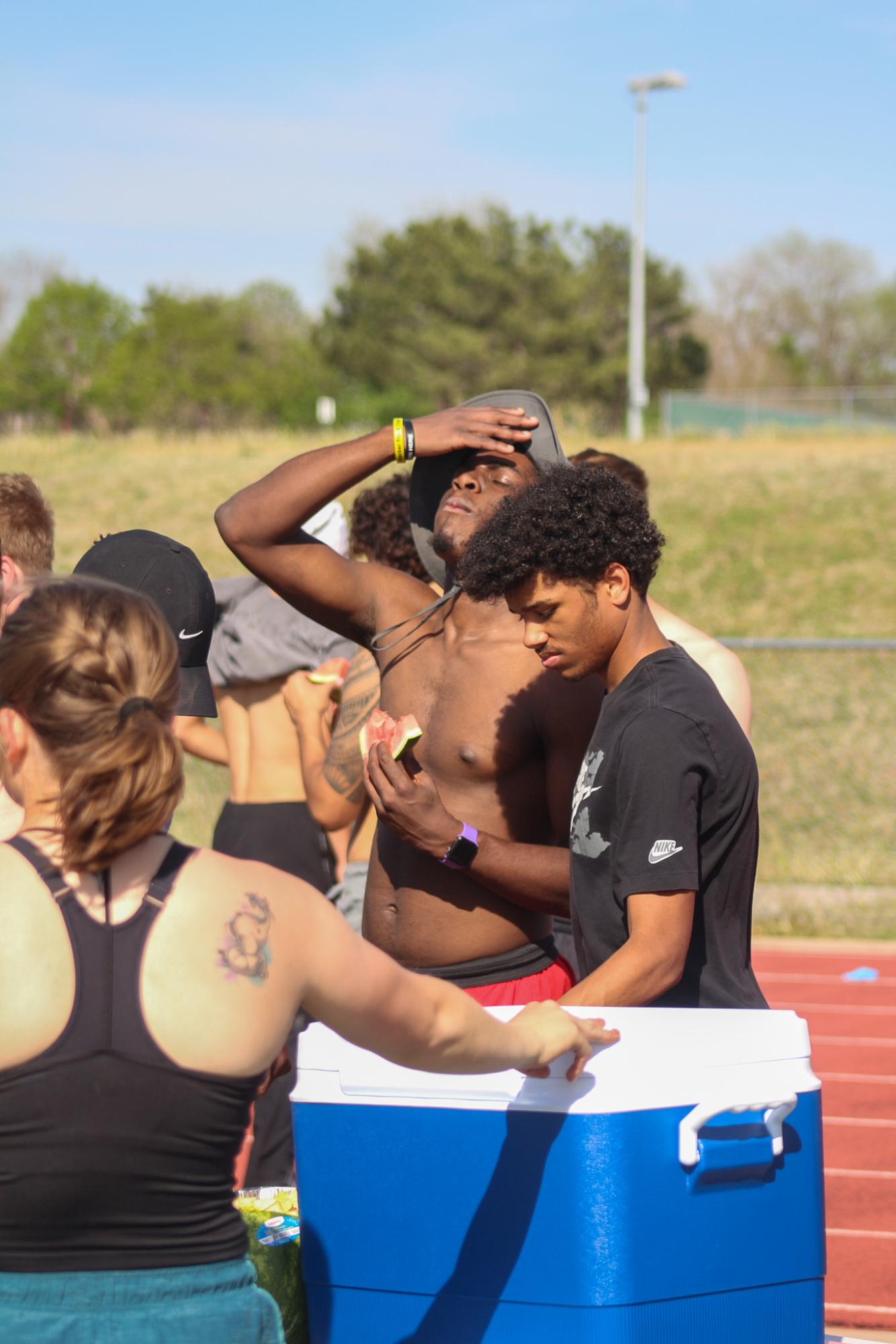 Track practice (Photos by Alexis King)