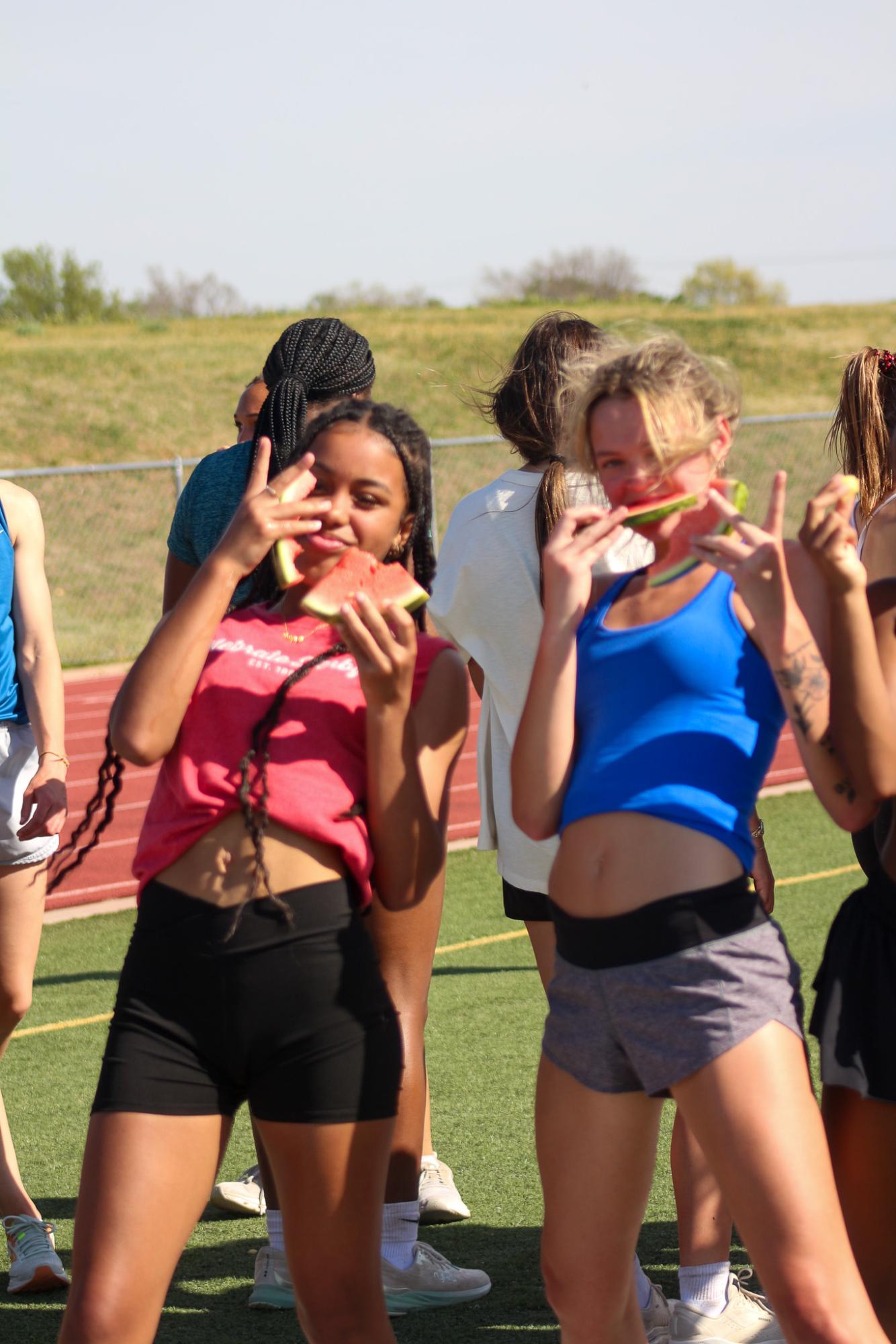 Track practice (Photos by Alexis King)