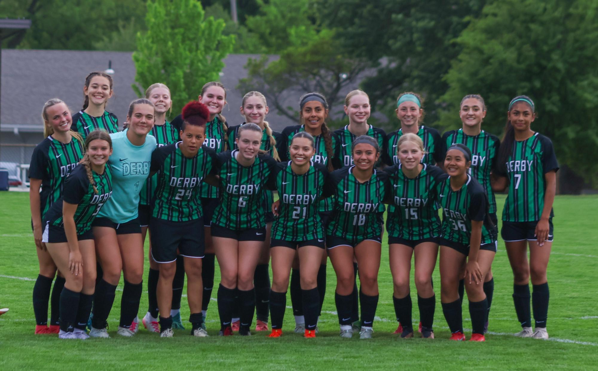 Girls varsity soccer senior night against Salina South (photos by Stevie Hoppock)