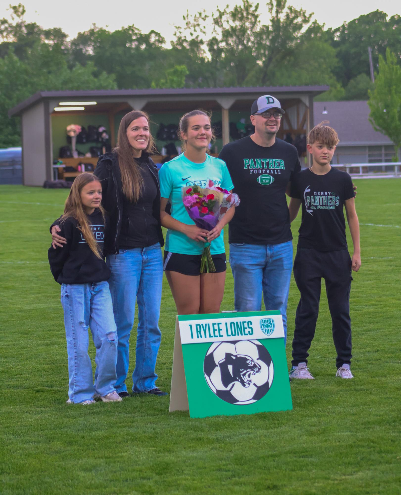 Girls varsity soccer senior night against Salina South (photos by Stevie Hoppock)
