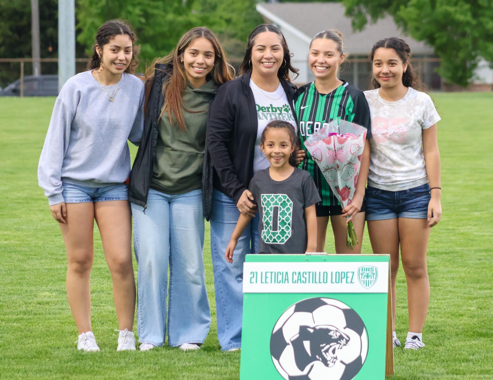 Girls varsity soccer senior night against Salina South (photos by Stevie Hoppock)