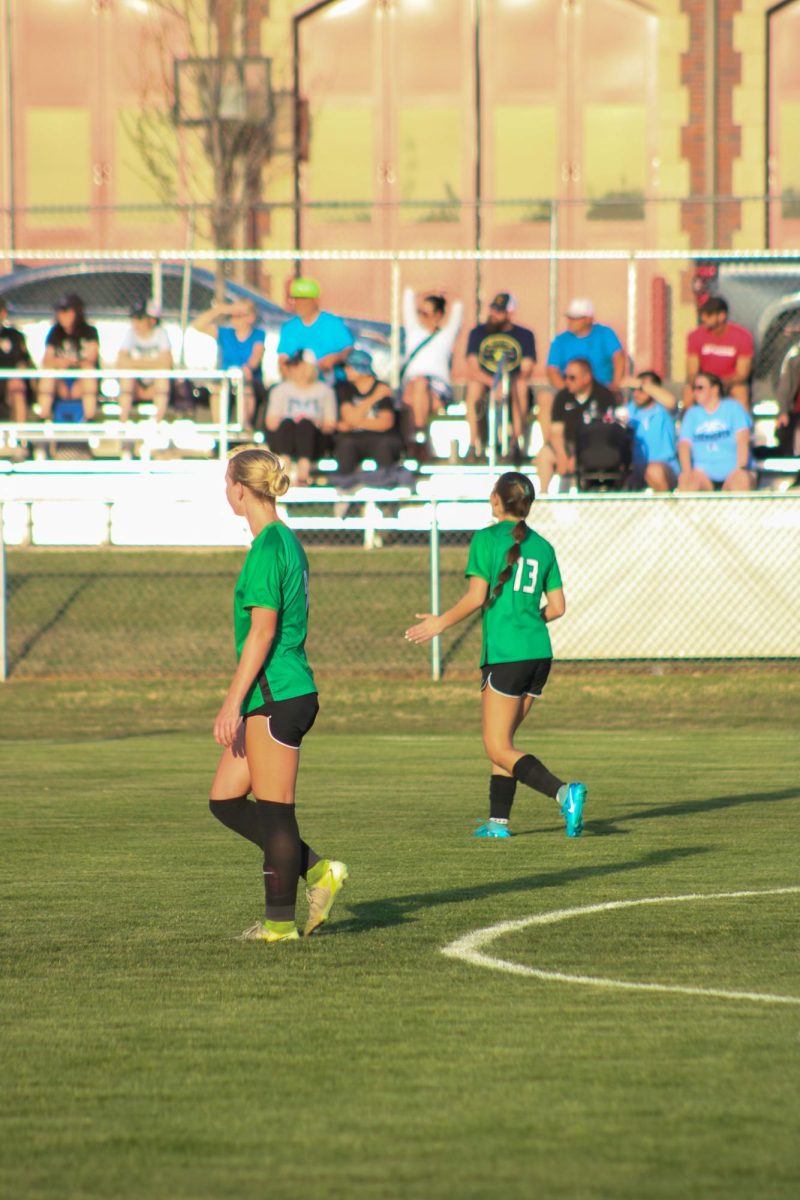 Girls Varsity soccer plays against Eisenhower tying 1-1. The game went into overtime with the Panthers losing 2-1.