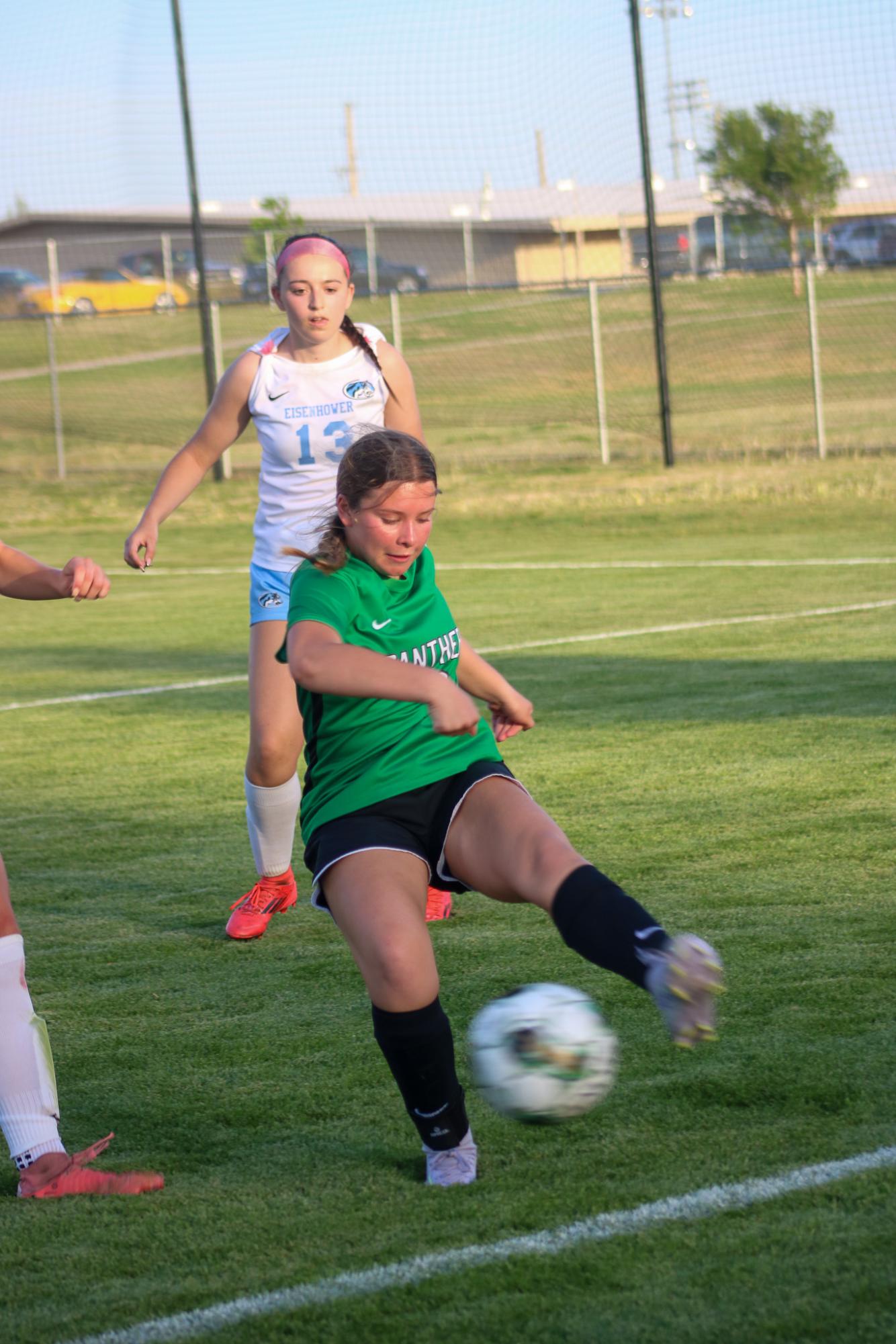 Girls varsity soccer vs. Eisenhower (Photos by Alexis King)
