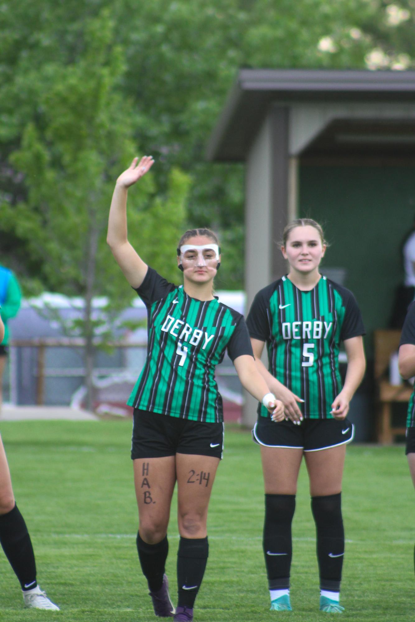 Girls varsity soccer senior night vs Salina South (Photos by Delainey Stephenson)