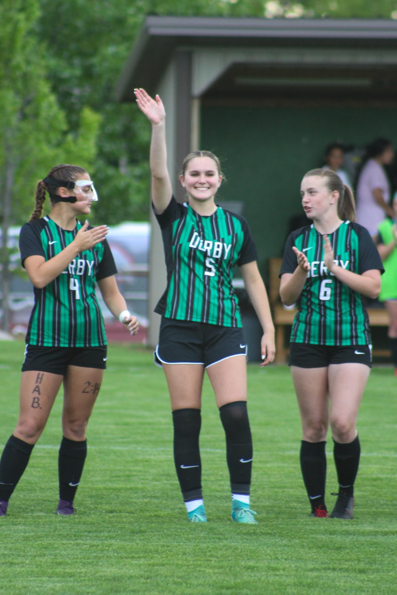 Girls varsity soccer senior night vs Salina South (Photos by Delainey Stephenson)