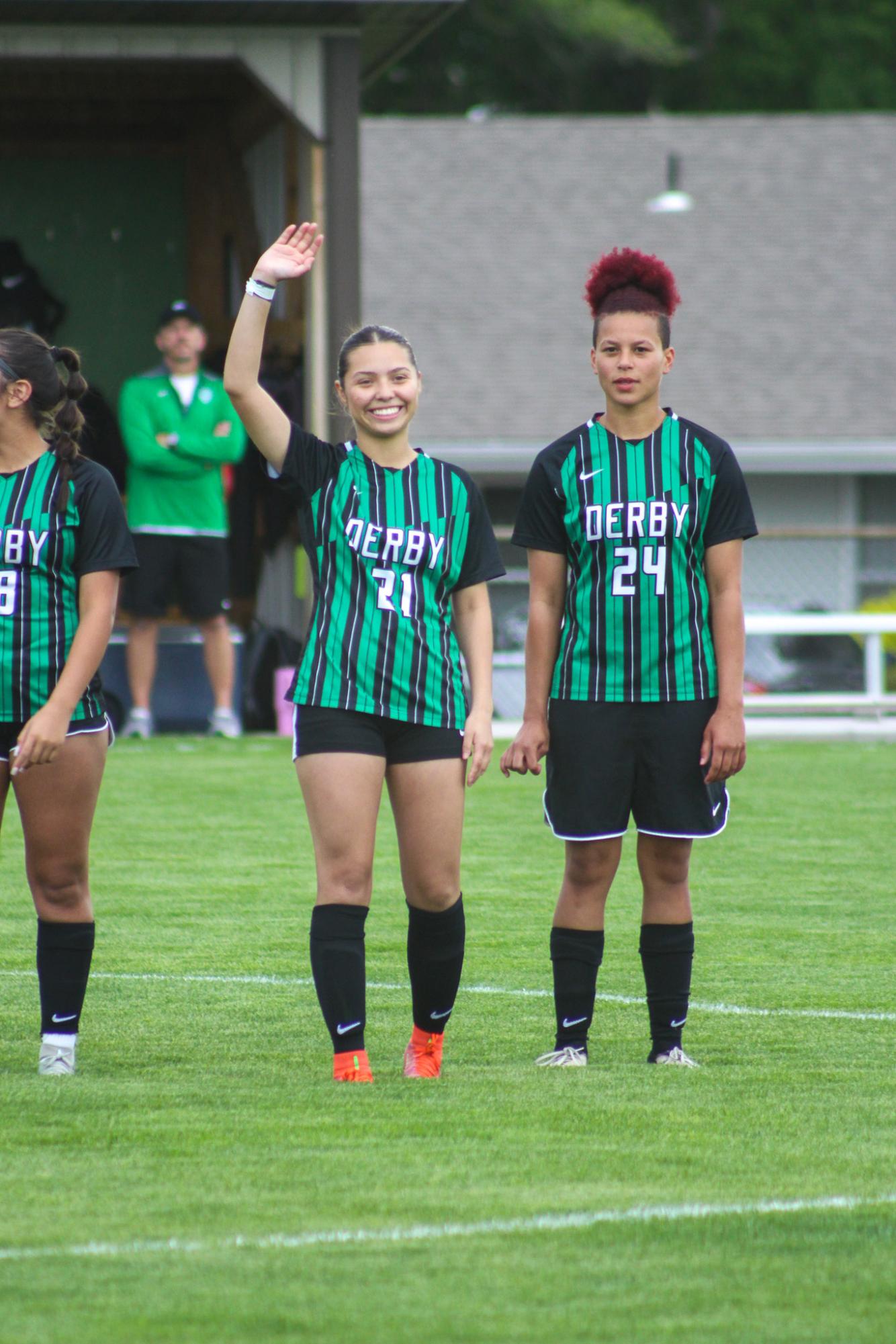 Girls varsity soccer senior night vs Salina South (Photos by Delainey Stephenson)