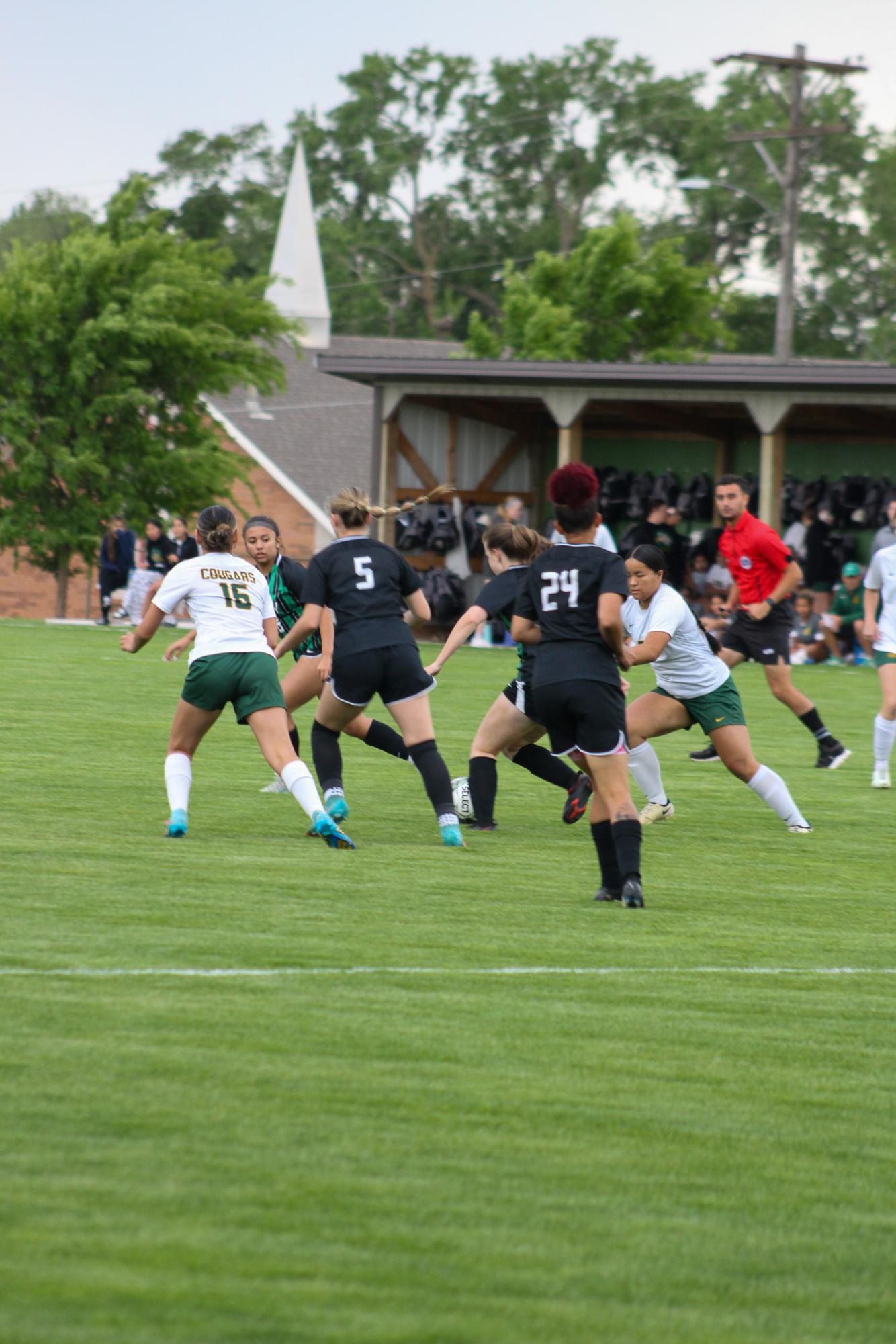 Girls varsity soccer senior night vs Salina South (Photos by Delainey Stephenson)