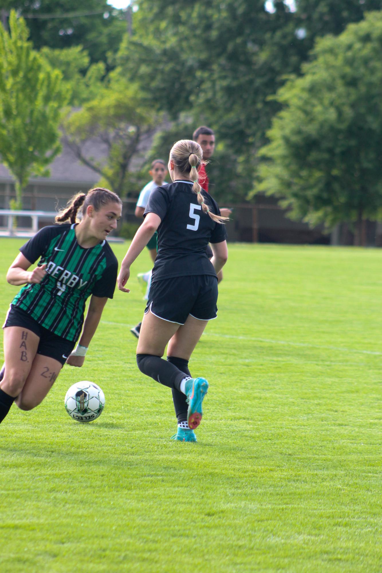 Girls varsity soccer senior night vs Salina South (Photos by Delainey Stephenson)