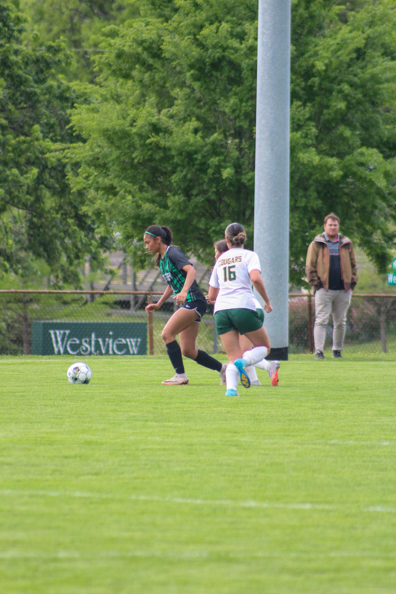Girls varsity soccer senior night vs Salina South (Photos by Delainey Stephenson)