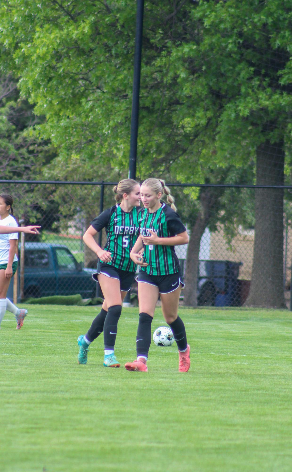 Girls varsity soccer senior night vs Salina South (Photos by Delainey Stephenson)