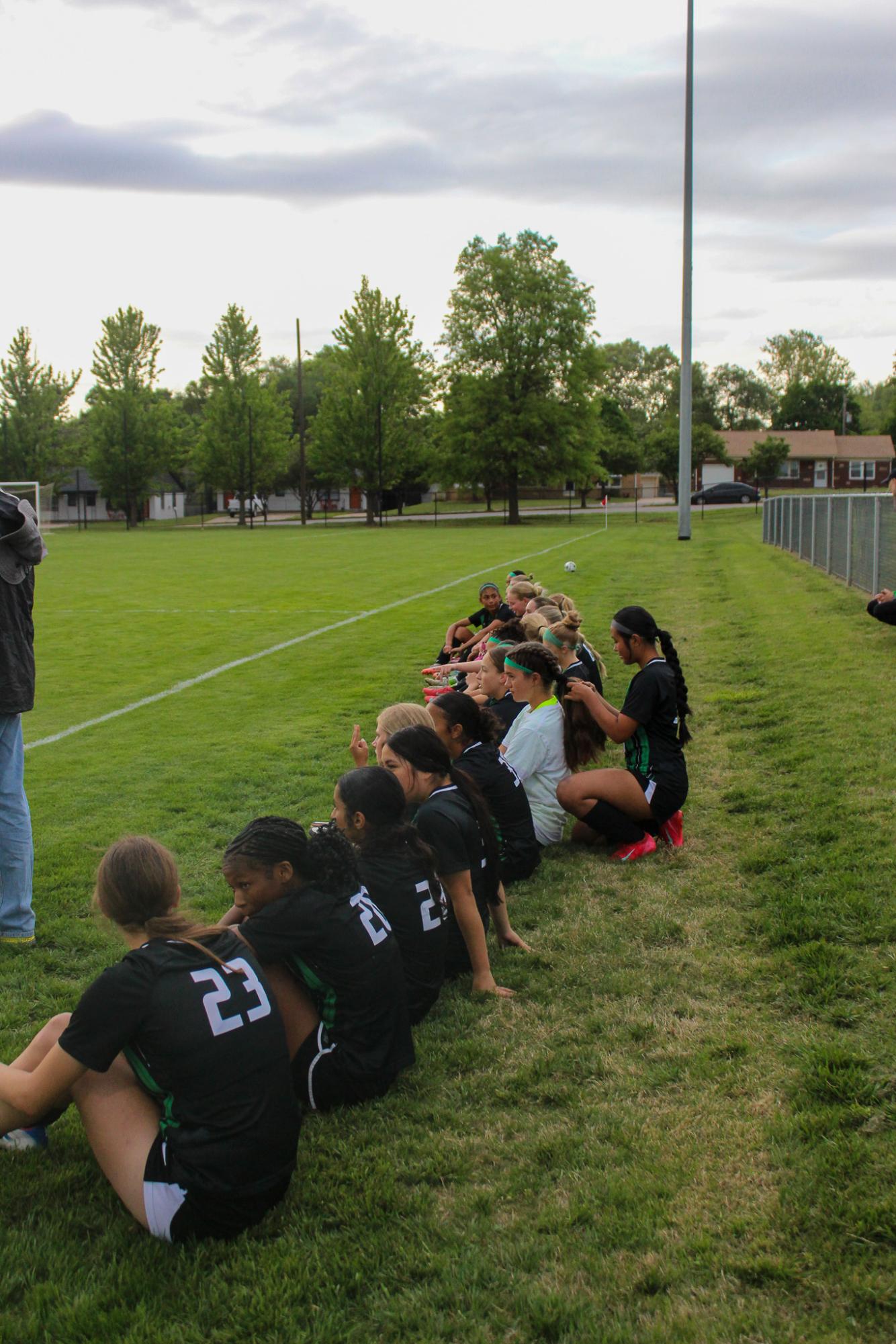 Girls varsity soccer senior night vs Salina South (Photos by Delainey Stephenson)
