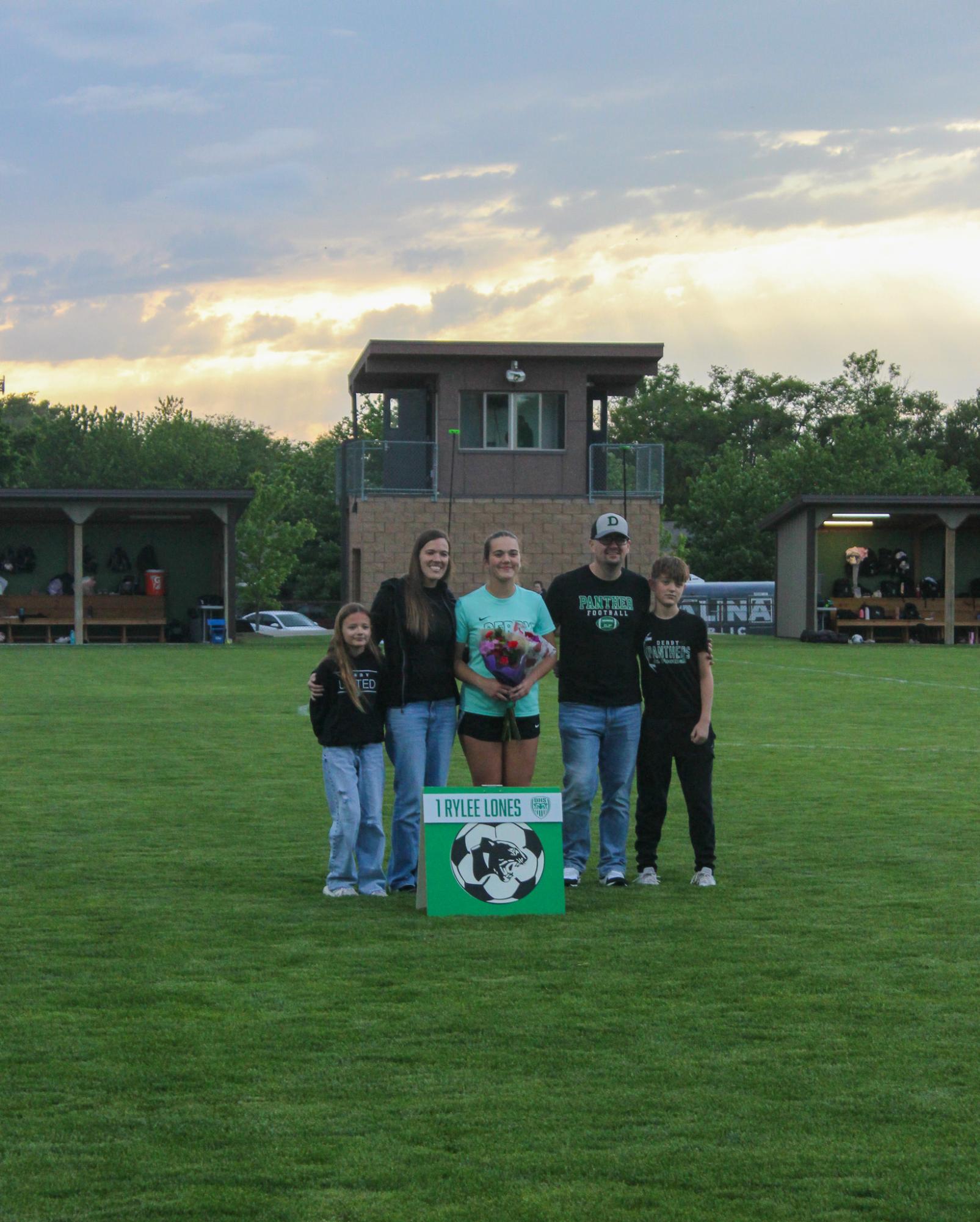 Girls varsity soccer senior night vs Salina South (Photos by Delainey Stephenson)