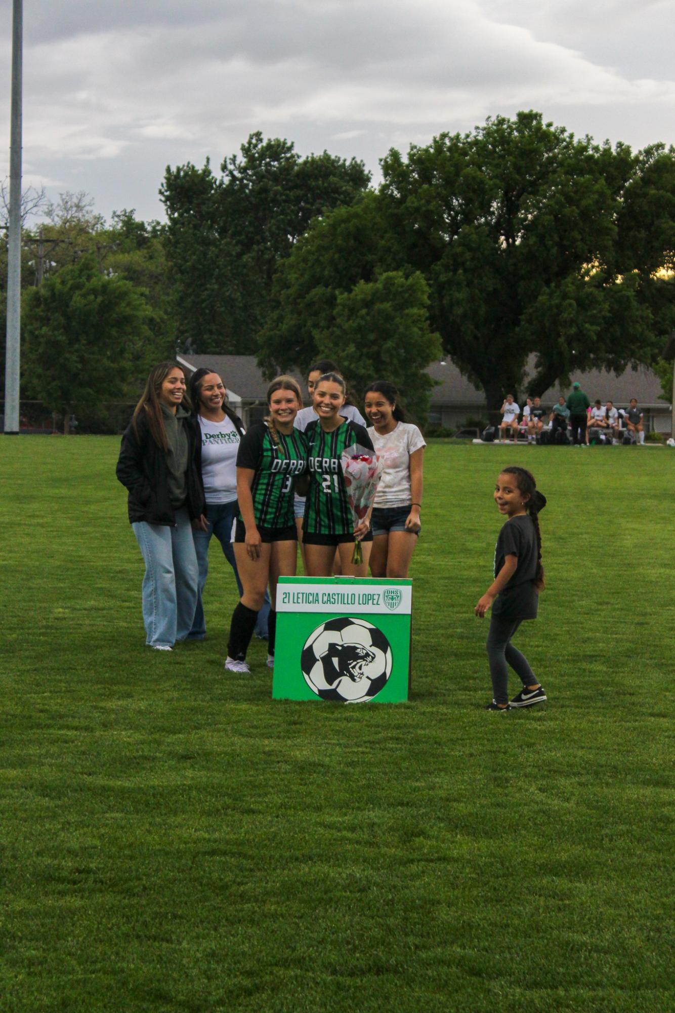 Girls varsity soccer senior night vs Salina South (Photos by Delainey Stephenson)