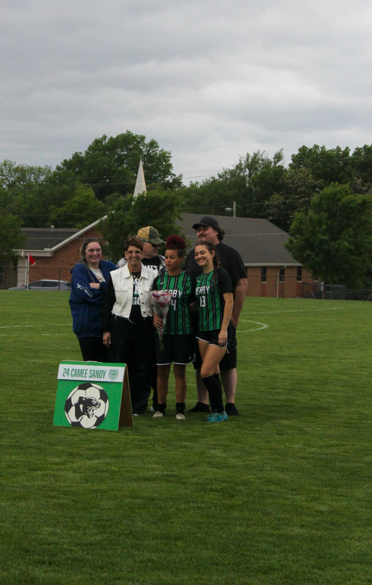 Girls varsity soccer senior night vs Salina South (Photos by Delainey Stephenson)