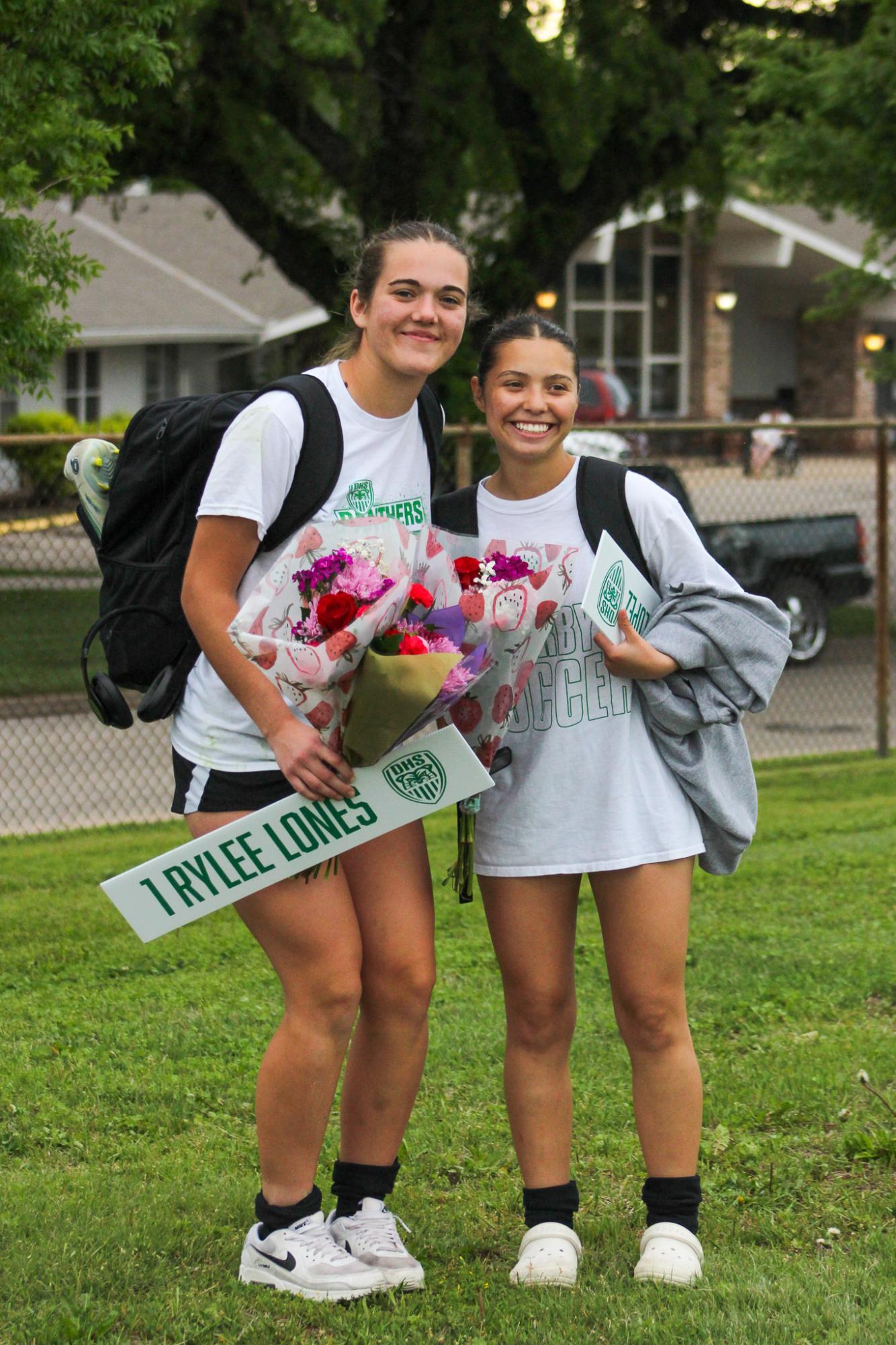 Girls varsity soccer senior night vs Salina South (Photos by Delainey Stephenson)