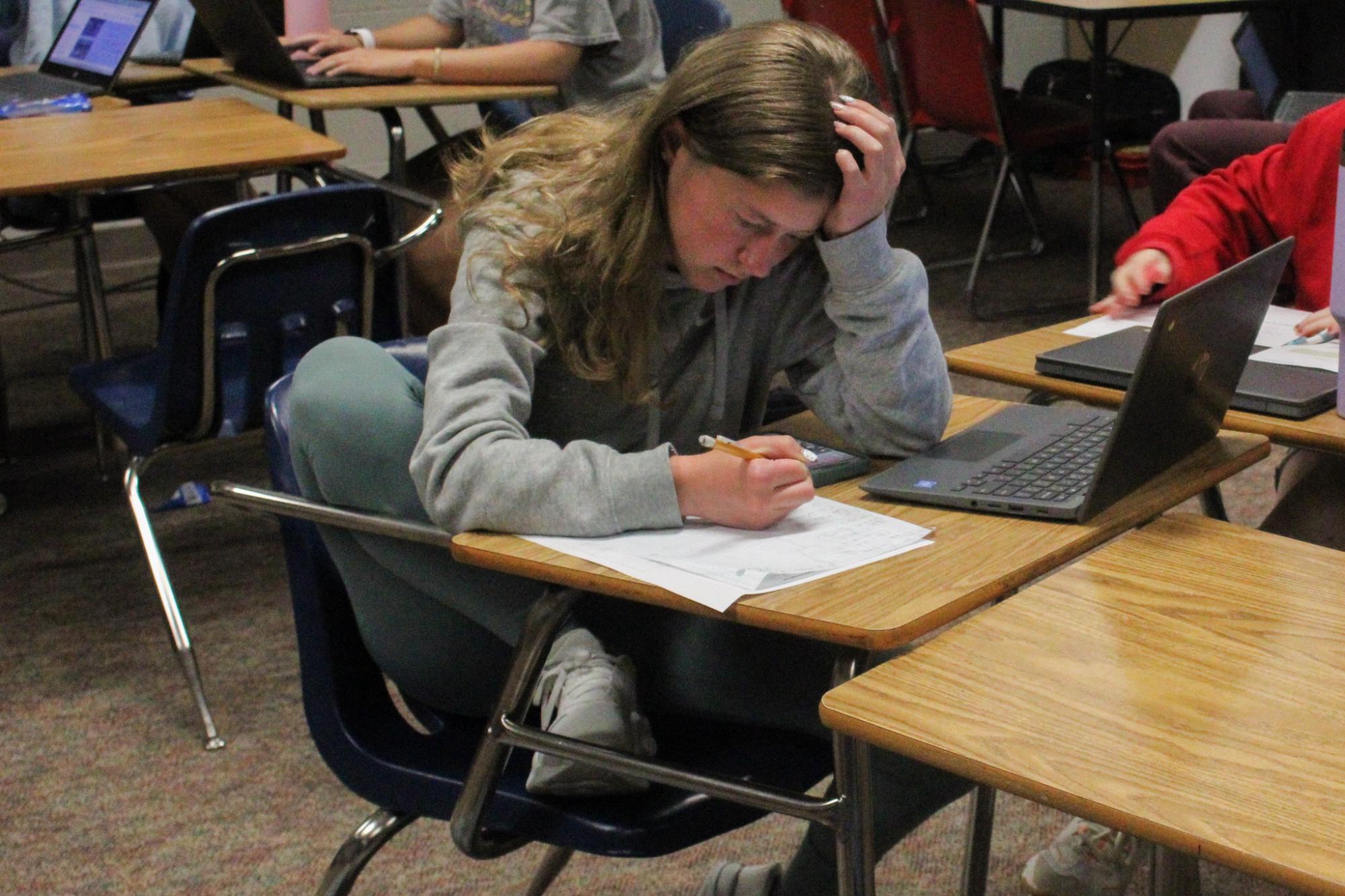 U.S. History class (Photos by Kaelyn Kissack)