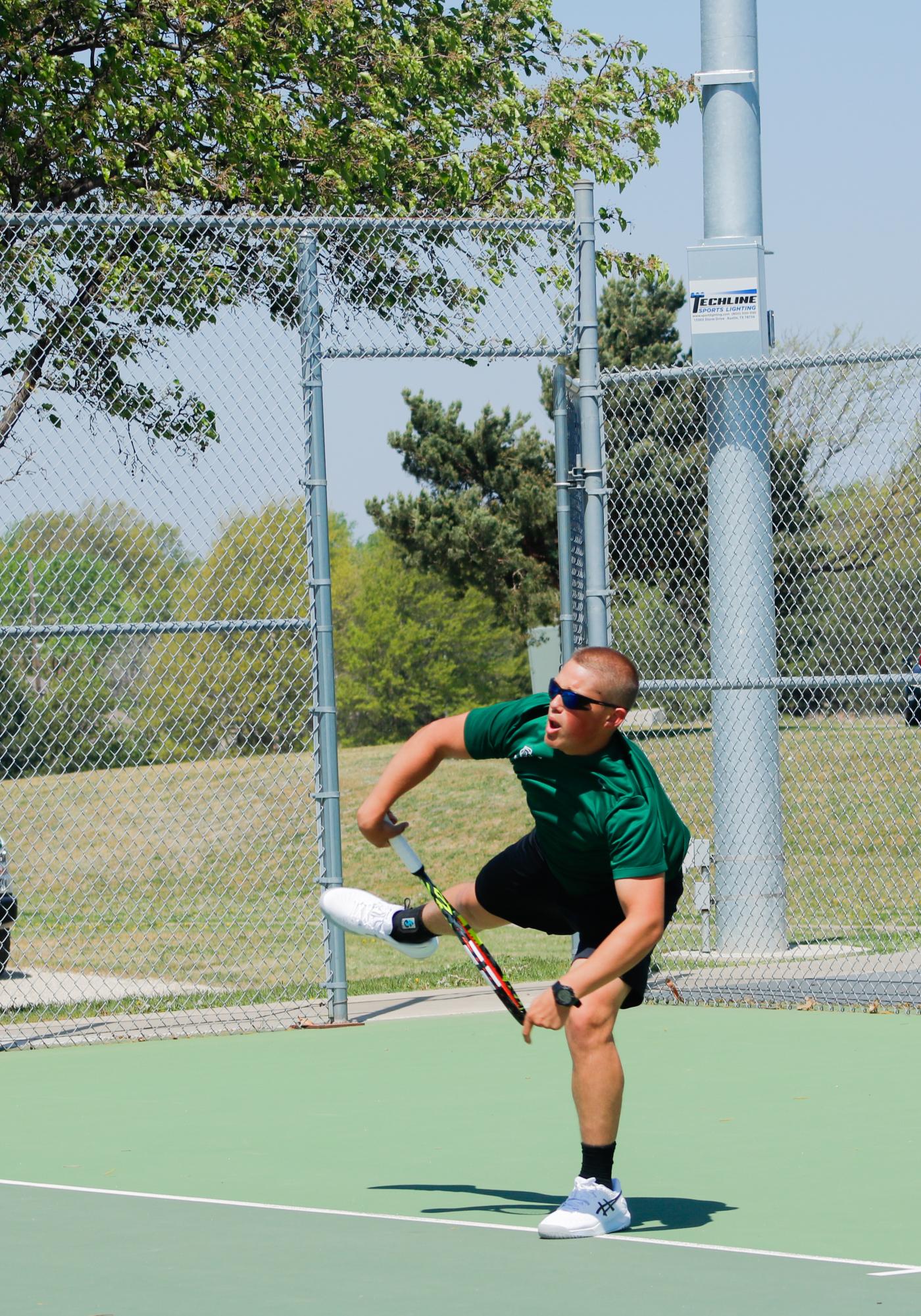 Tennis meet warmups (Photos by Ava Mbawuike)