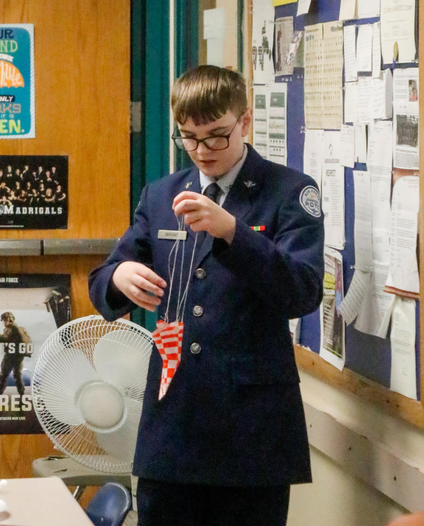 AFJROTC rocket building (Photos by Sophie Segelke)