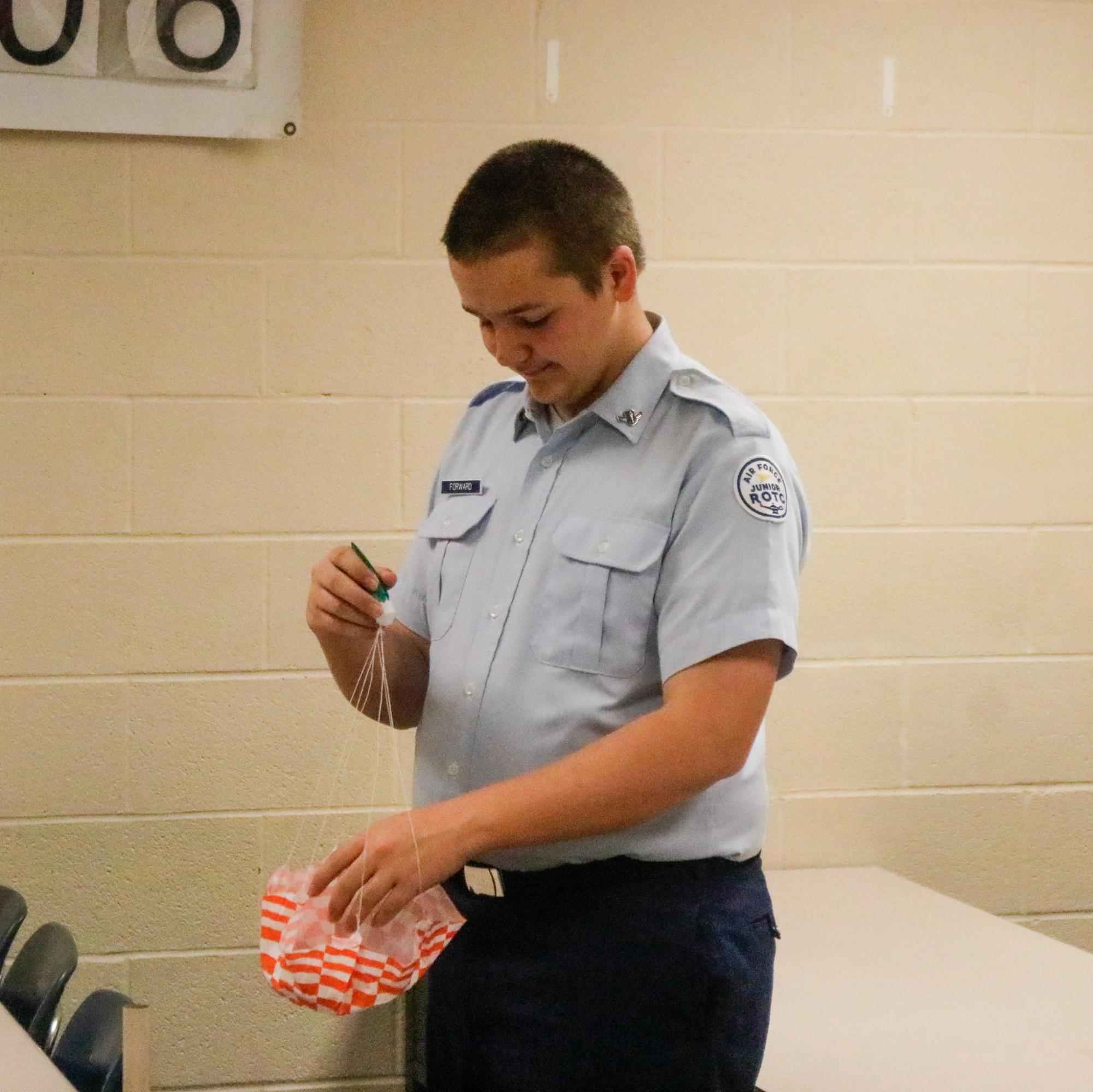 AFJROTC rocket building (Photos by Sophie Segelke)