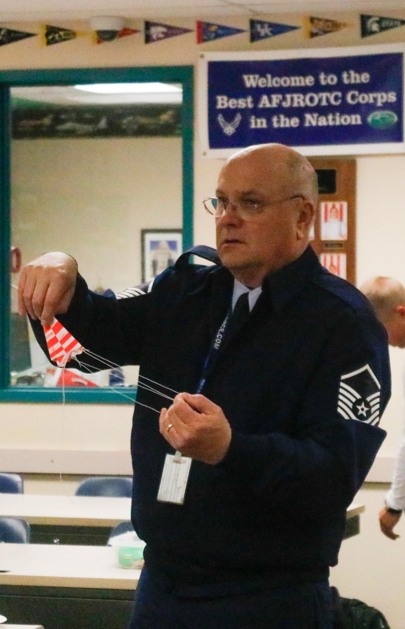 AFJROTC rocket building (Photos by Sophie Segelke)