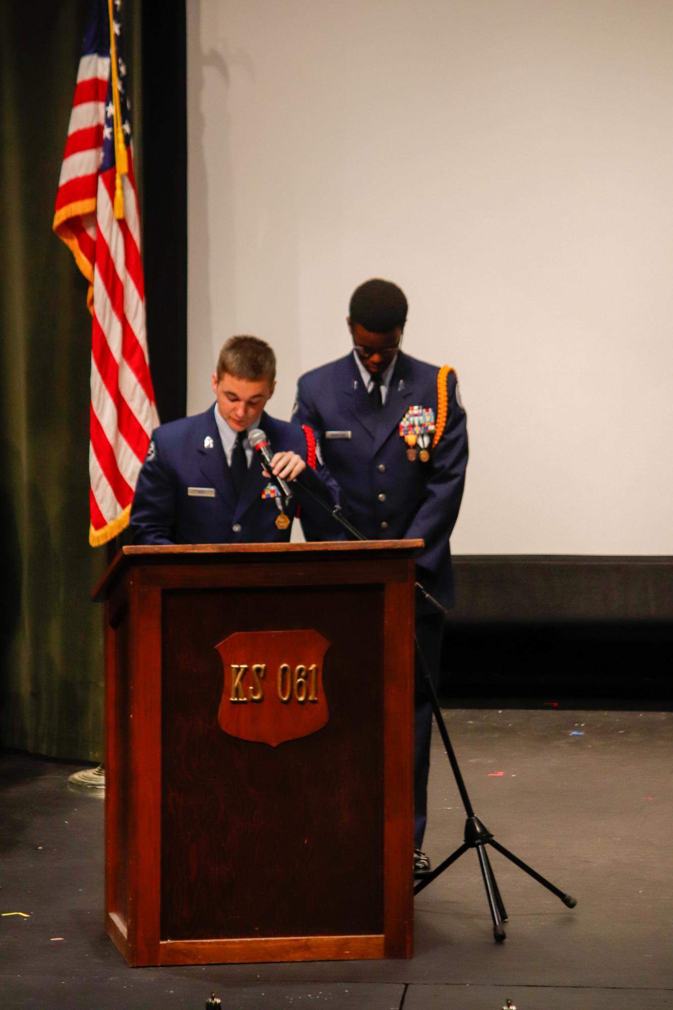 AFJROTC award ceremony (Photos by Delainey Stephenson)